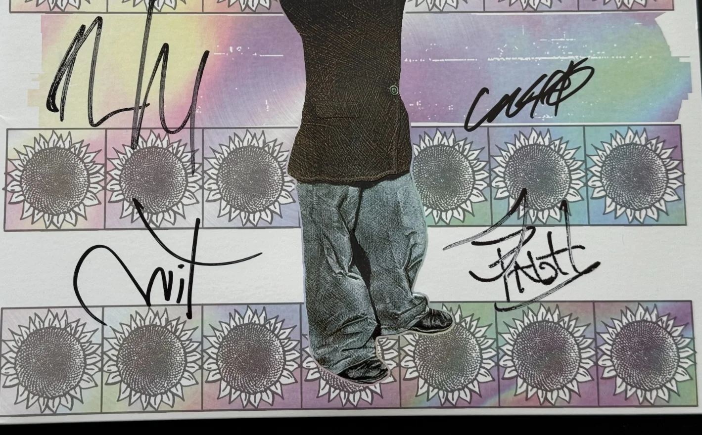 NICK HEXUM,P-NUT,SEXTON,MAHONEY SIGNED 311 MUSIC VINYL BECKETT FULL LETTER, изображение 2