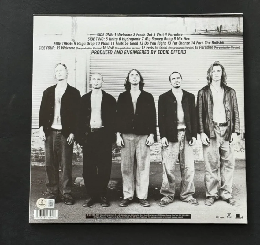 NICK HEXUM,P-NUT,SEXTON,MAHONEY SIGNED 311 MUSIC VINYL BECKETT FULL LETTER, изображение 3