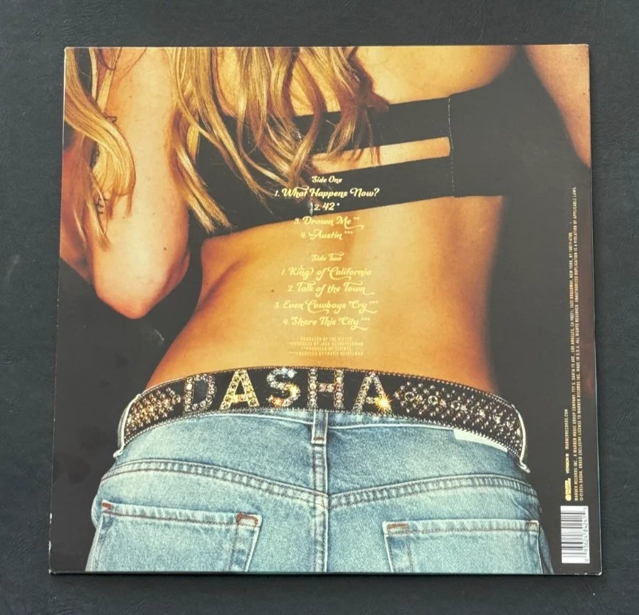 COUNTRY MUSIC STAR DASHA SIGNED VINYL RECORD WHAT HAPPENS NOW? BECKETT BAS, изображение 3