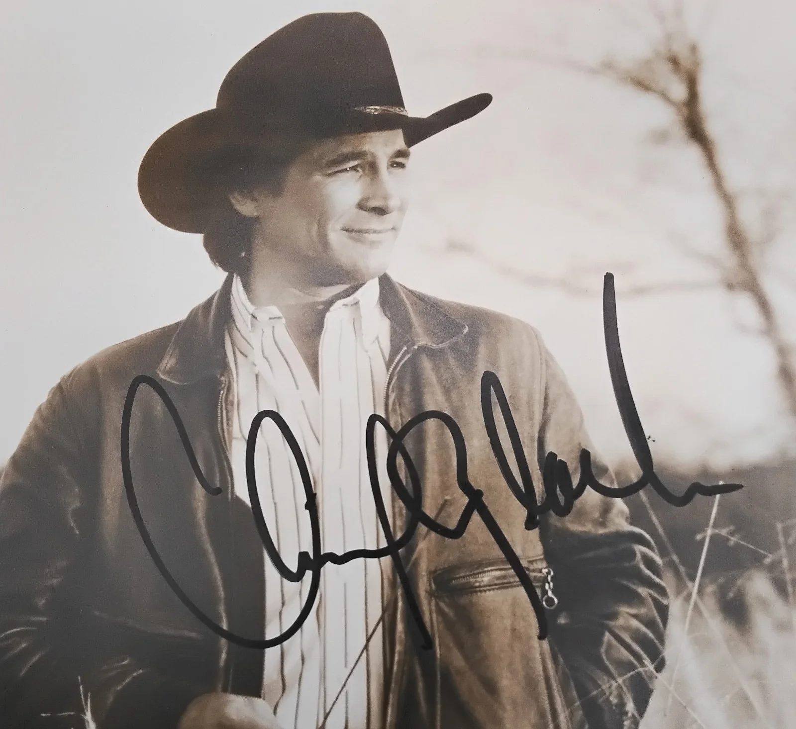 Clint Black Signed 8x10 Photo Country Singer Autograph RCA PROMO B/W Hand Signed, изображение 2