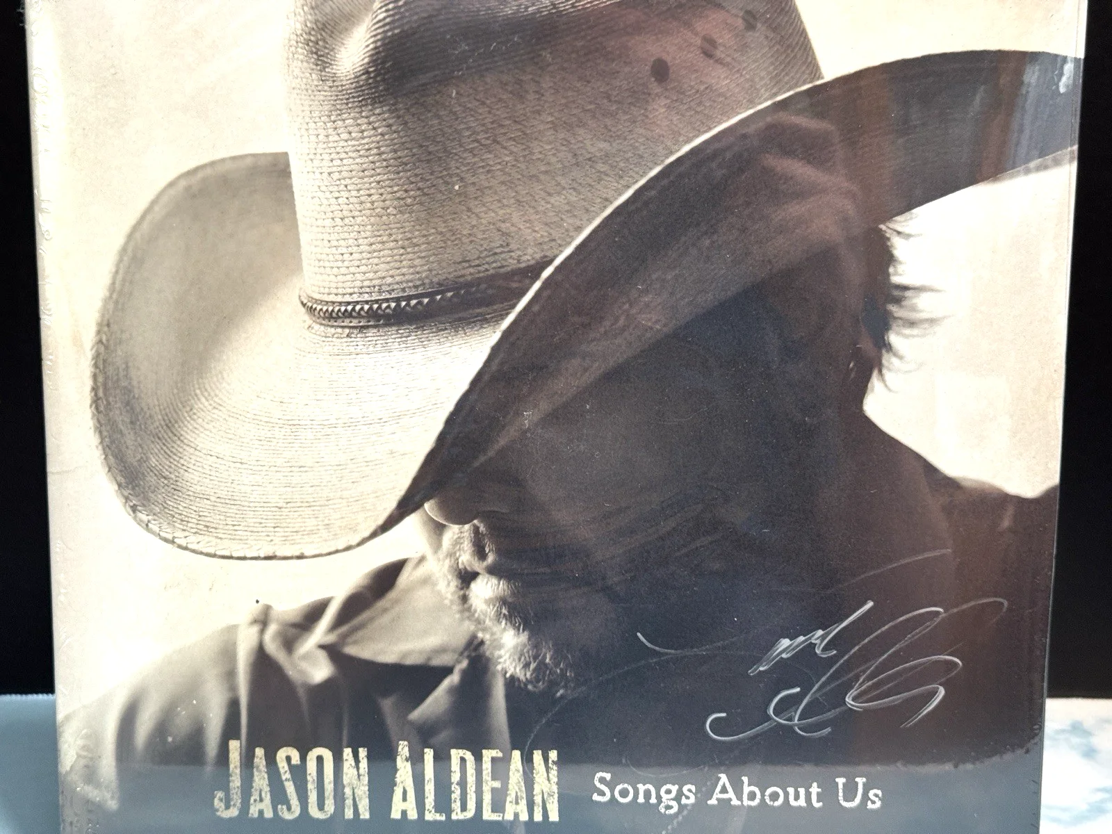JASON ALDEAN Signed Songs About Us VINYL RECORD LP 2026 Autographed, изображение 5