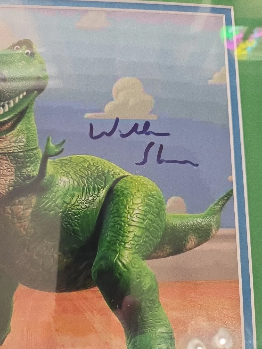 Wallace Shawn — WALLACE SHAWN BAS COA SIGNED AUTOGRAPH 8X10 PHOTO TOY STORY REX. Framed / Matted, image 2