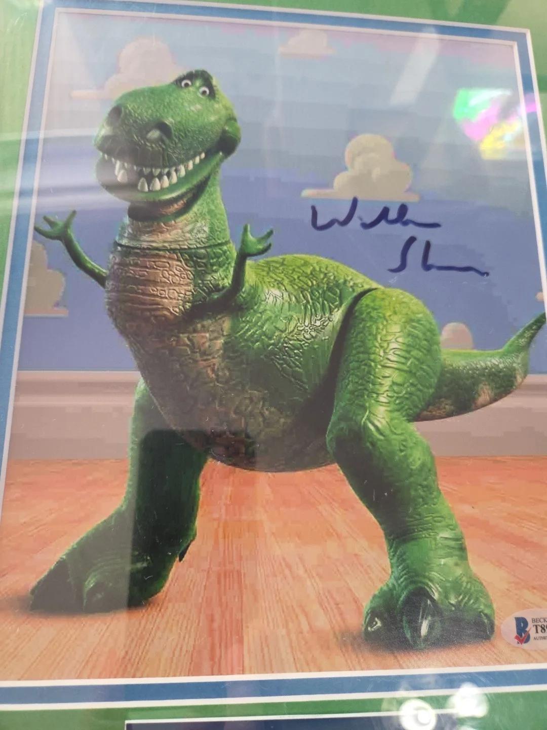 Wallace Shawn — WALLACE SHAWN BAS COA SIGNED AUTOGRAPH 8X10 PHOTO TOY STORY REX. Framed / Matted, image 3