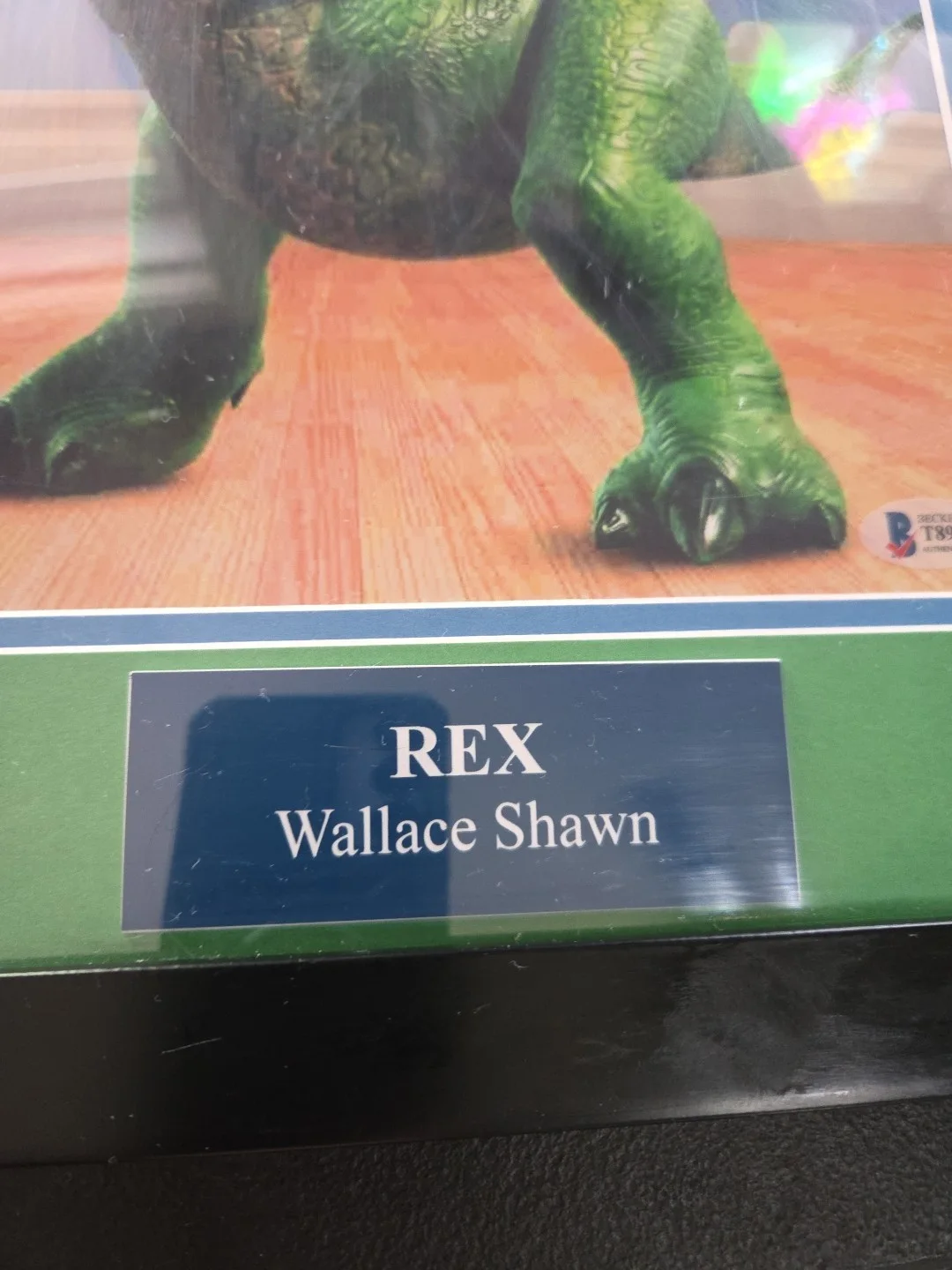 Wallace Shawn — WALLACE SHAWN BAS COA SIGNED AUTOGRAPH 8X10 PHOTO TOY STORY REX. Framed / Matted, image 4