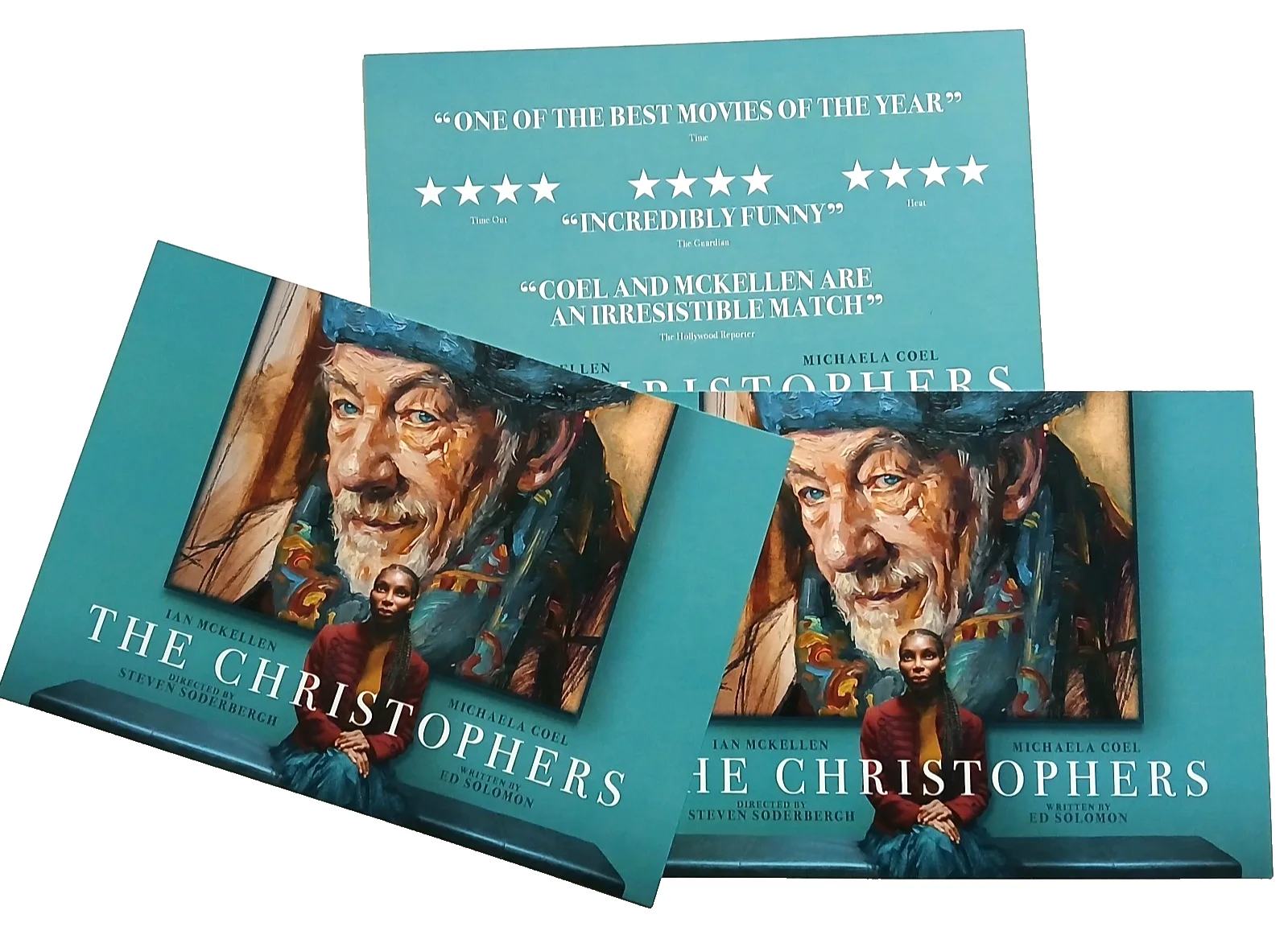 The Christophers Movie Film Postcards x 3 - Ian McKellen Michaela Coel, изображение 2