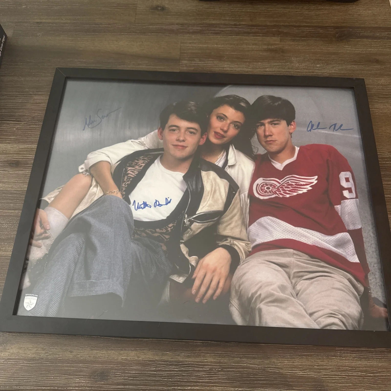 Matthew Broderick, Alan Ruck, Mia Sara — Ferris Bueller's Day Off Autograph Signed 17 X 21 Signed Photo Beckett Cast, изображение 2