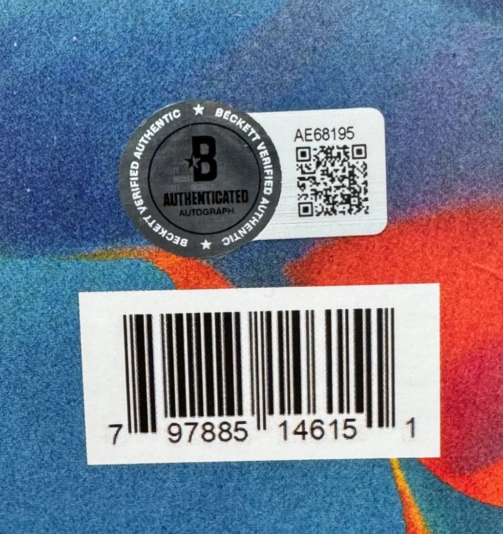 NICK HEXUM,P-NUT,SEXTON,MAHONEY SIGNED 311 FULL BLOOM VINYL BECKETT FULL LETTER, image 4