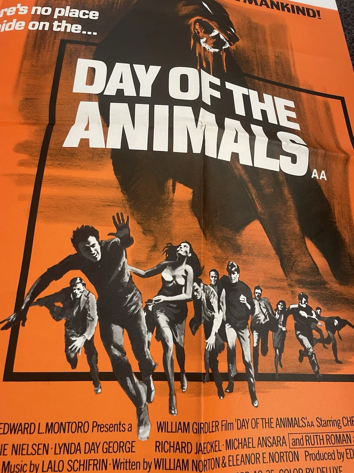 The Car And The Day Of The Animals Double Bill Original Quad Uk Poster, изображение 3