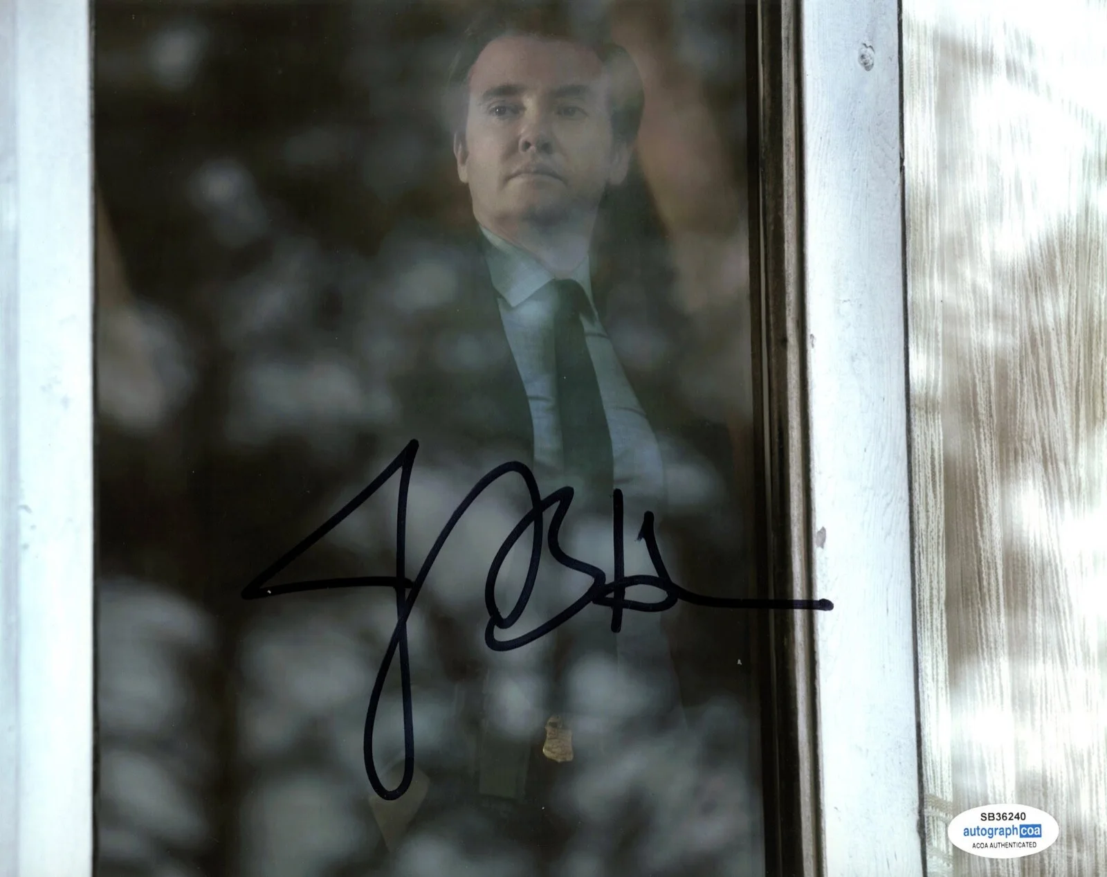 JASON BUTLER HARNER — Jason Butler Harner signed "OZARK" 8x10 Photo f Auto PROOF Roy Petty ACOA COA, изображение 3