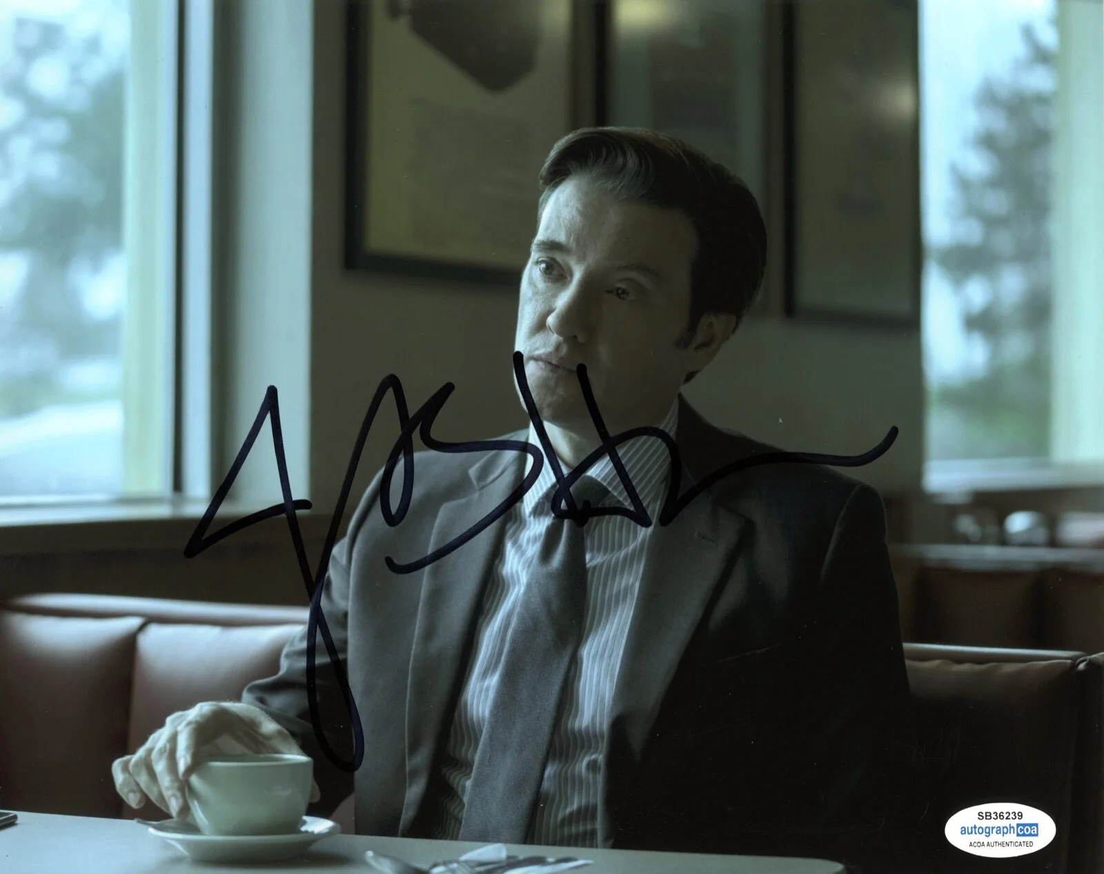 JASON BUTLER HARNER — Jason Butler Harner signed "OZARK" 8x10 Photo e EXACT PROOF Roy Petty ACOA COA, image 4