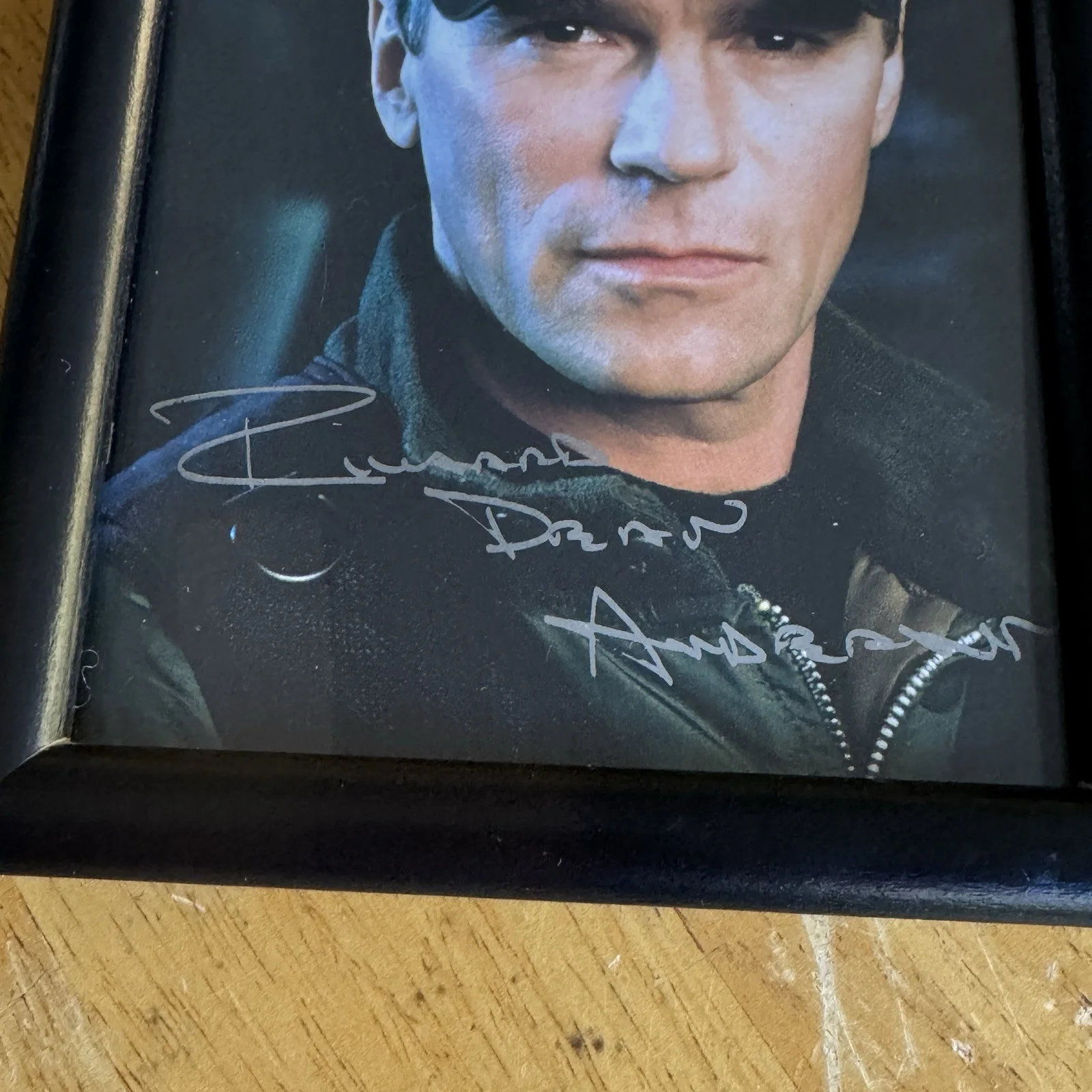 Richard Dean Anderson — Richard Dean Anderson Stargate Autographed Photo Print 4x6 Framed Hand Signed IP, изображение 2