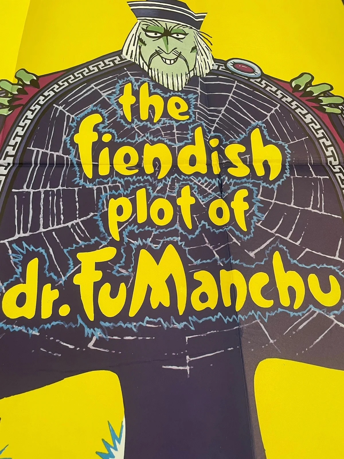 The Fiendish Plot of Dr. Fu Manchu Original Quad Poster and campaign booklet, image 2