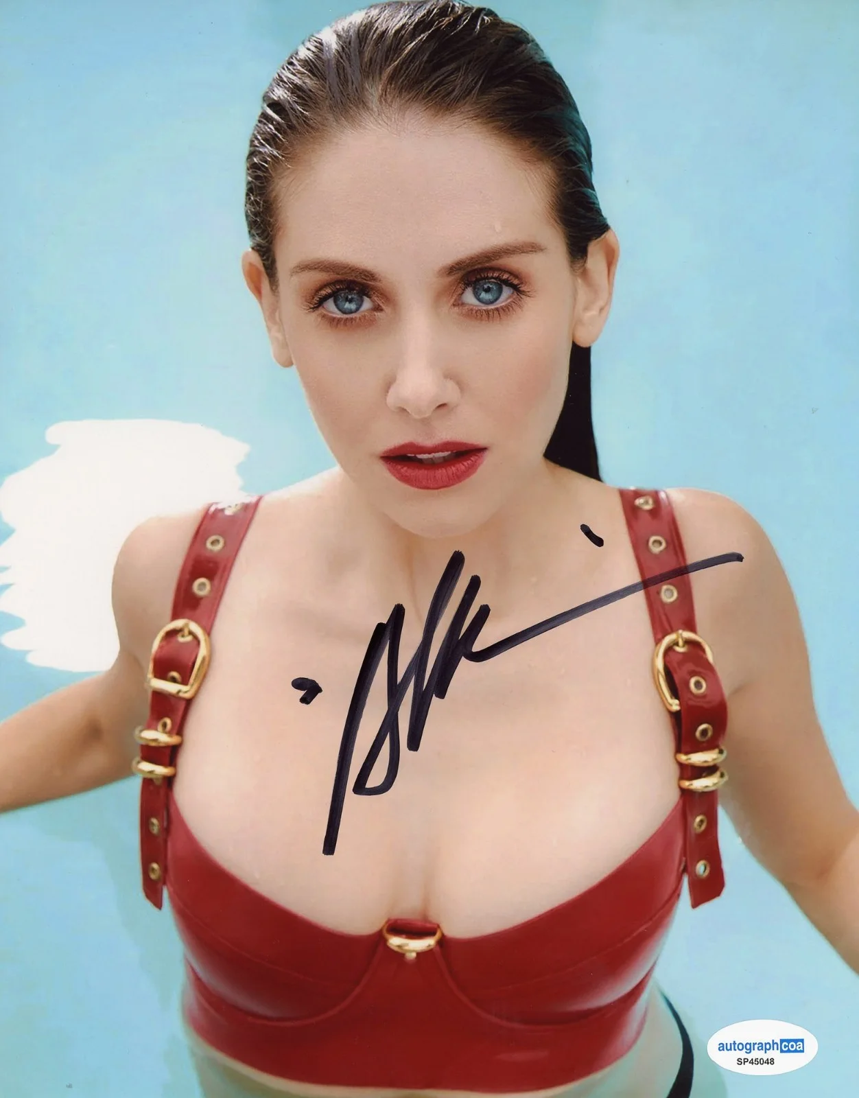 Alison Brie — Alison Brie signed 8x10 Photo EXCT PROOF m Hot SEXY Masters of the Universe ACOA, изображение 4