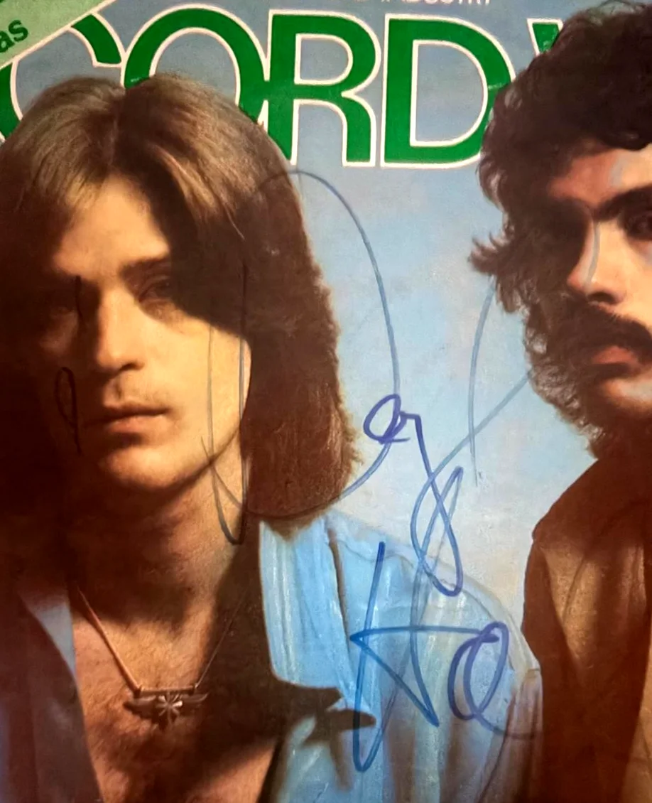 DARYL HALL AND JOHN OATES SIGNED AUTOGRAPHED MAGAZINE PAGE PHOTO RECORD PSA COA, изображение 2