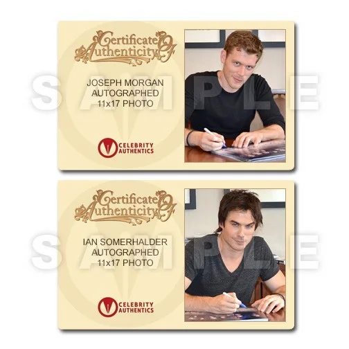 The Vampire Diaries Cast Autographed 11×17 Photo with individual photo COAs, изображение 5