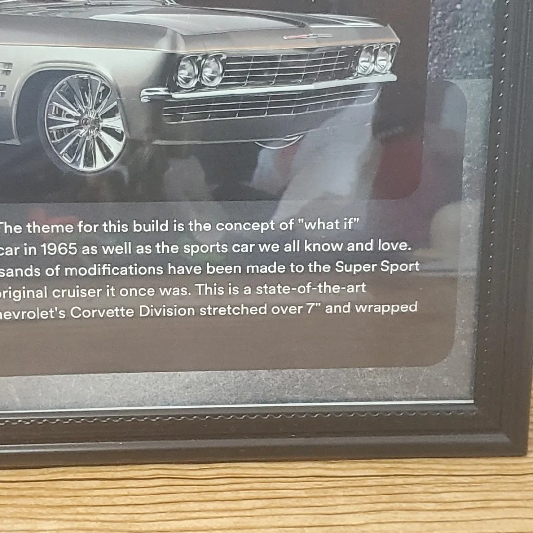 Chip Foose — Chip Foose Signed Autographed 3M Imposter Impala Print Framed 2017 SEMA, image 5