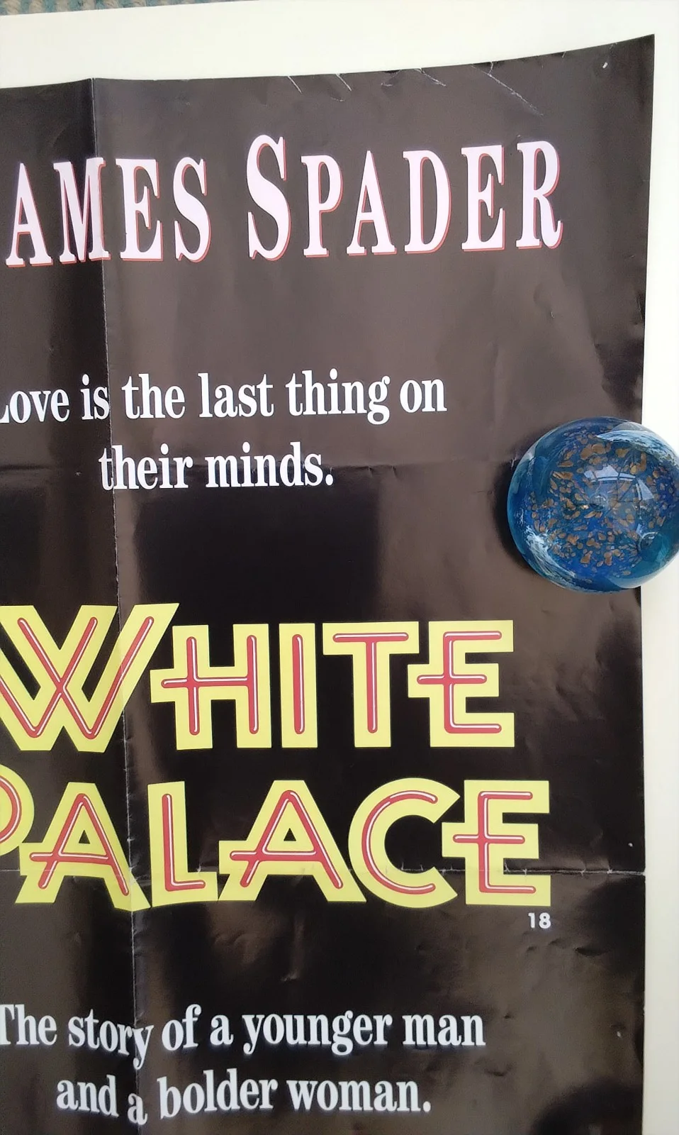 White Palace - Susan Sarandon James Spader. Original UK Quad Film Poster 1990, изображение 5