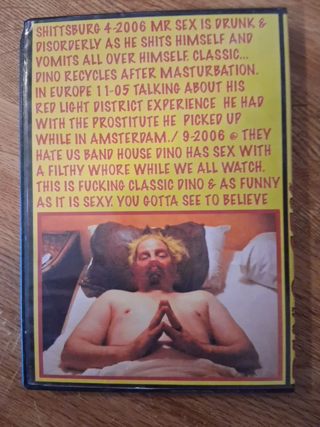 DINO SEX FER CHRIIST SAKES DVD/DVR RARE SIGNED GG ALLIN MURDER JENKINS PUNK, изображение 3