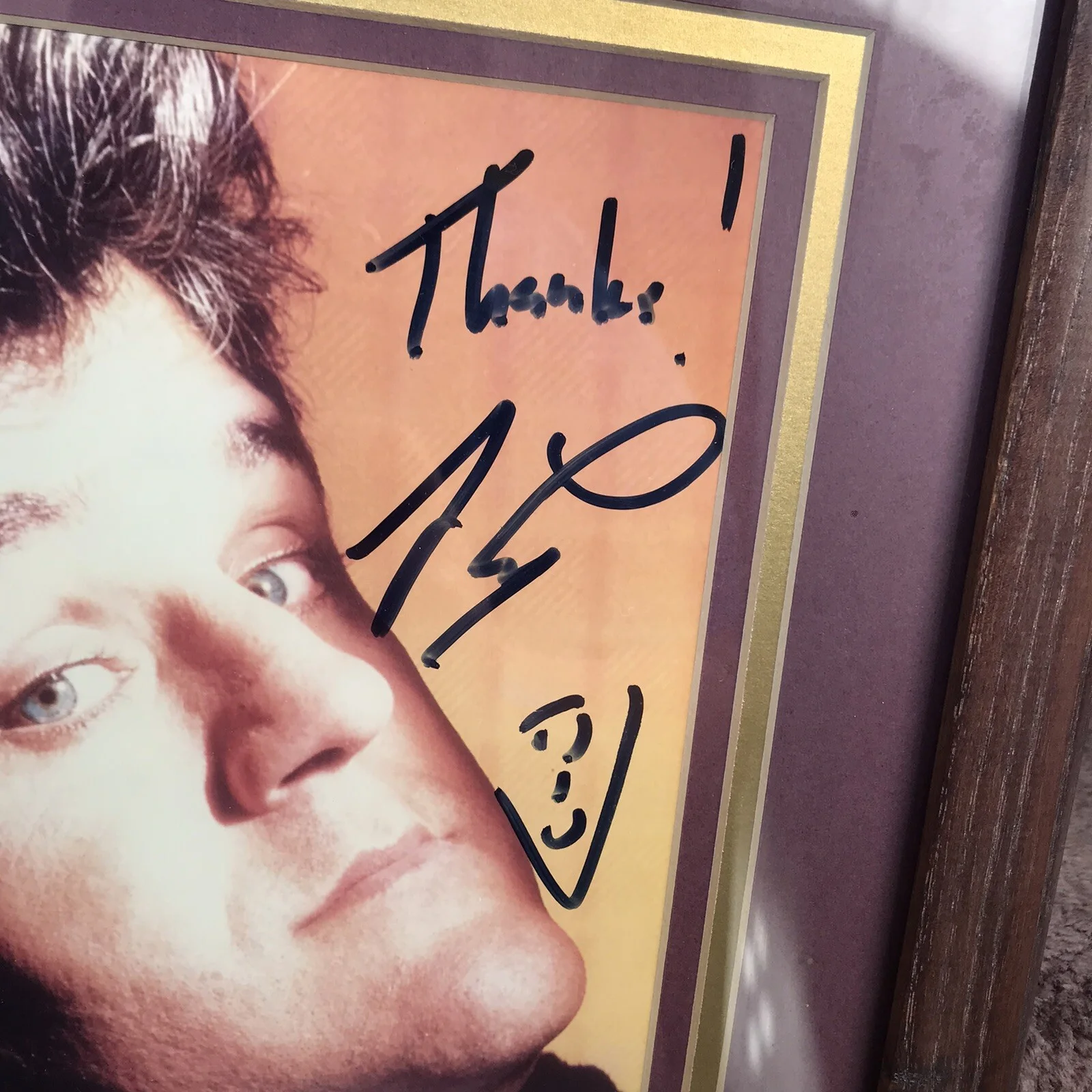 Jay Leno Autograph Framed Photo Comedy Tonight Show Walt Disney 13x17, image 2