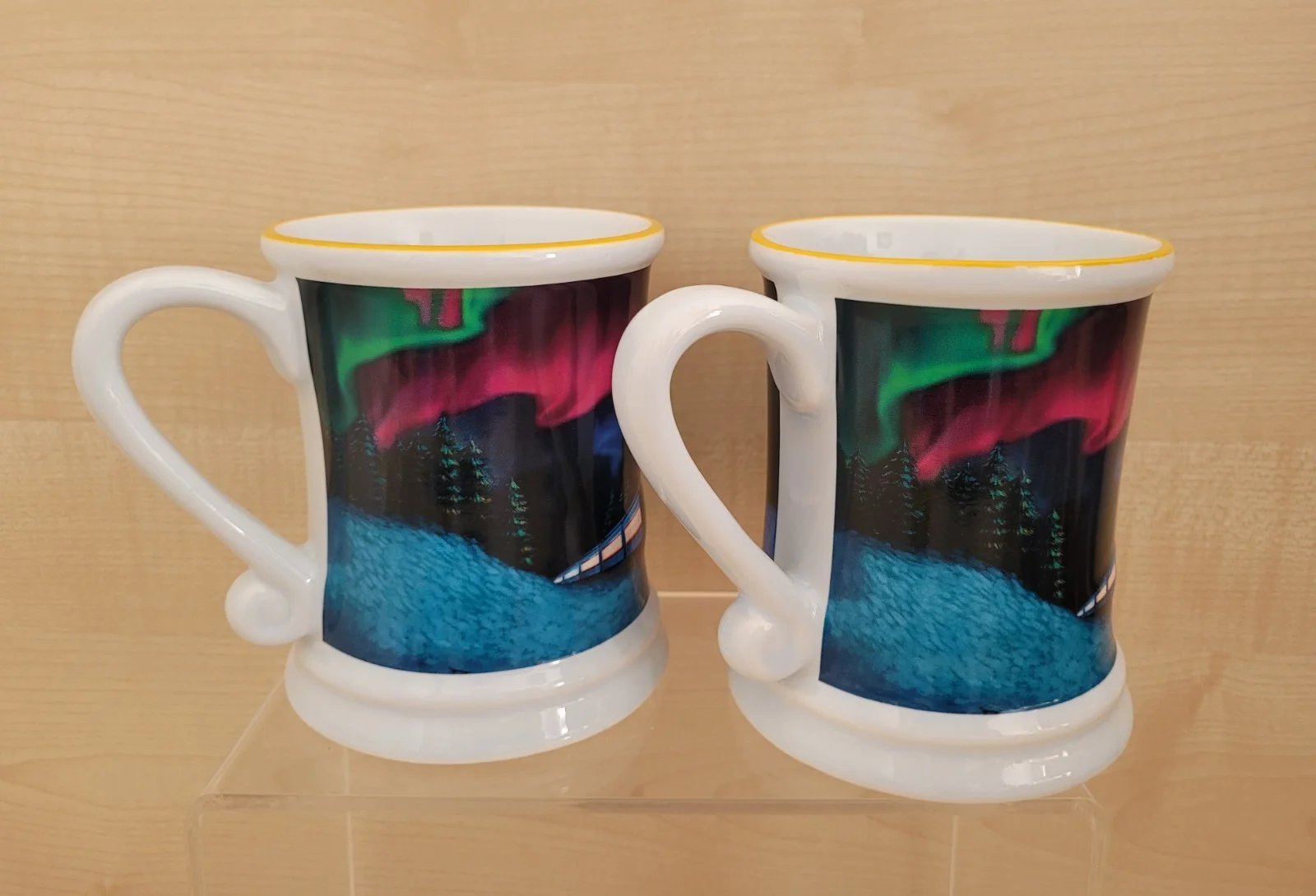 Polar Express Mugs & Tote Bag With 3 Train Tickets, image 4