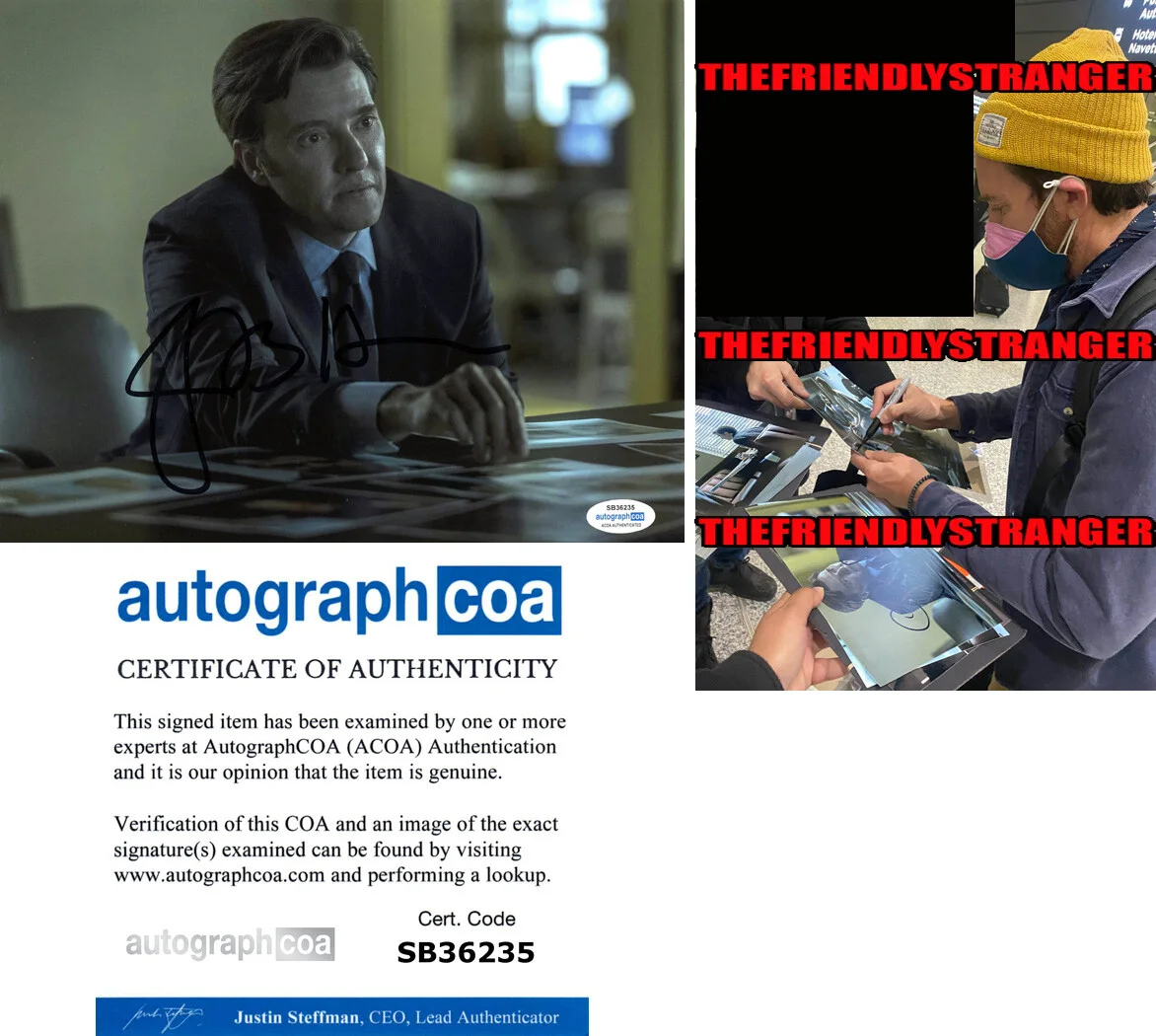 JASON BUTLER HARNER — Jason Butler Harner signed "OZARK" 8x10 Photo a Auto PROOF Roy Petty ACOA COA