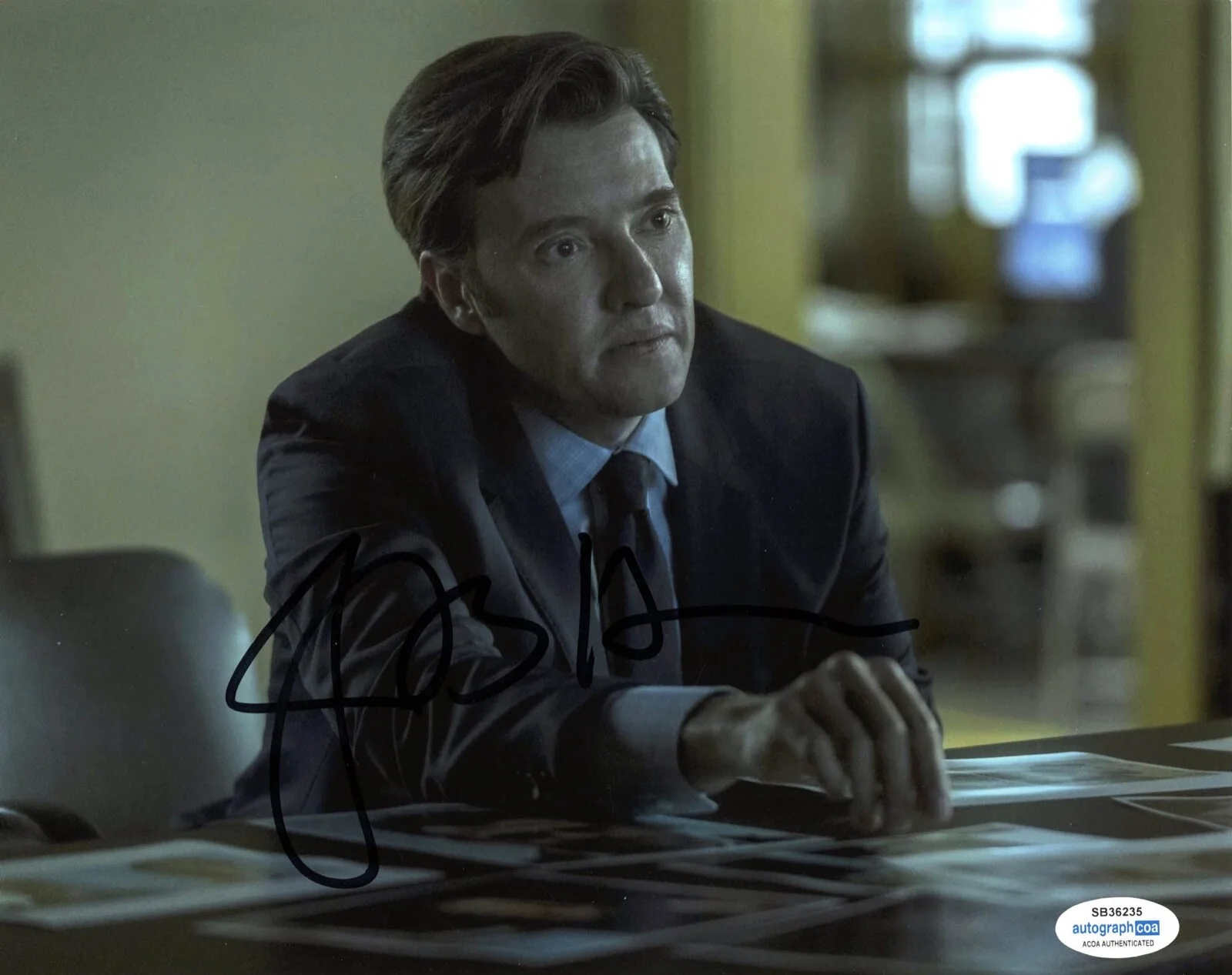 JASON BUTLER HARNER — Jason Butler Harner signed "OZARK" 8x10 Photo a Auto PROOF Roy Petty ACOA COA, image 3