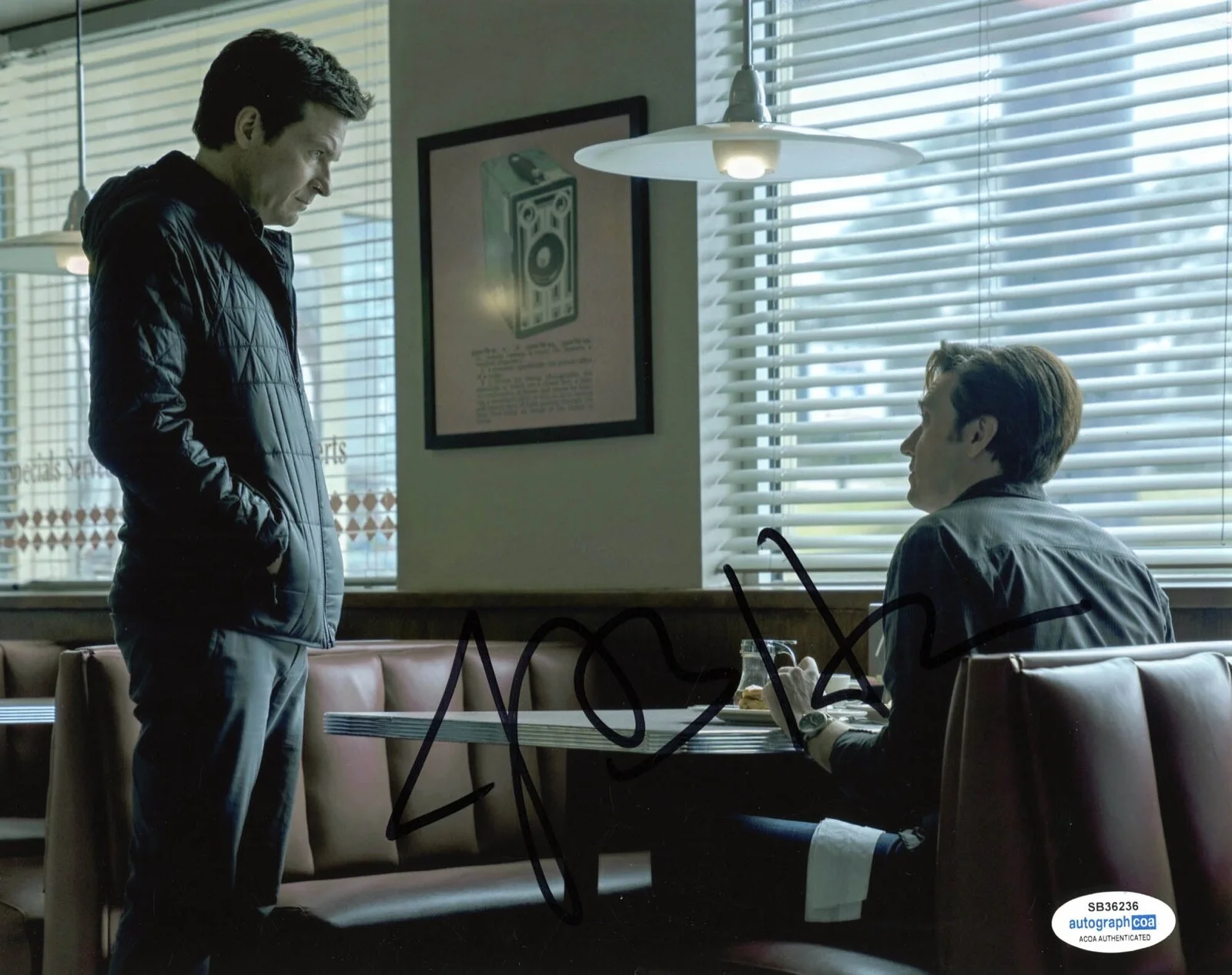 JASON BUTLER HARNER — Jason Butler Harner signed "OZARK" 8x10 Photo b EXACT PROOF Roy Petty ACOA COA, изображение 4