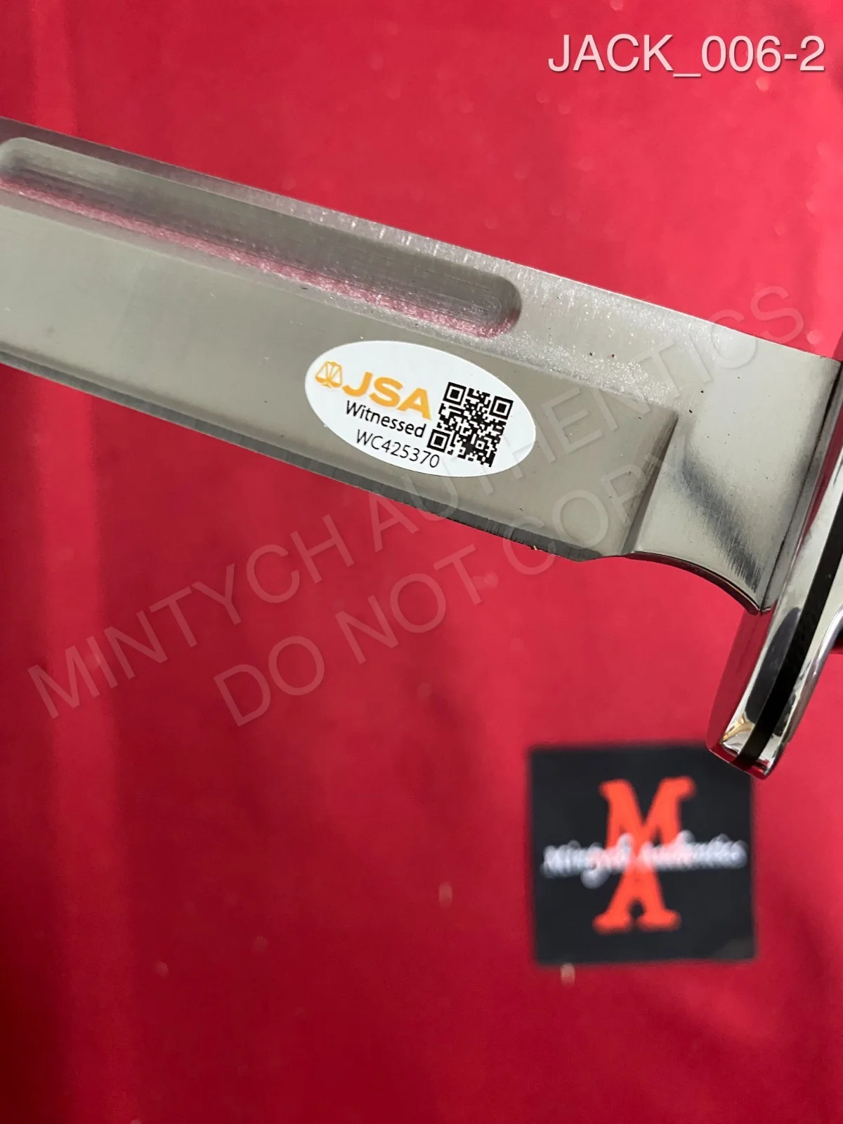Jack Quaid — Jack Quaid autographed signed real Buck 120 knife Scream Ghostface JSA Richie, image 2