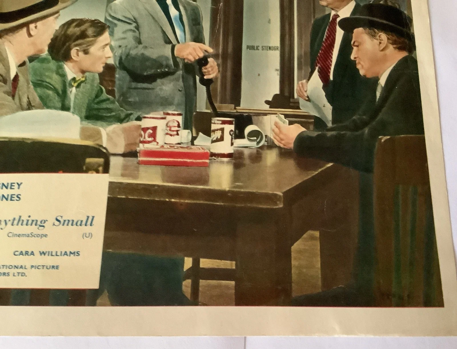NEVER STEAL ANYTHING SMALL ORIGINAL LOBBY CARD: JAMES CAGNEY CARA WILLIAMS 1959, image 4