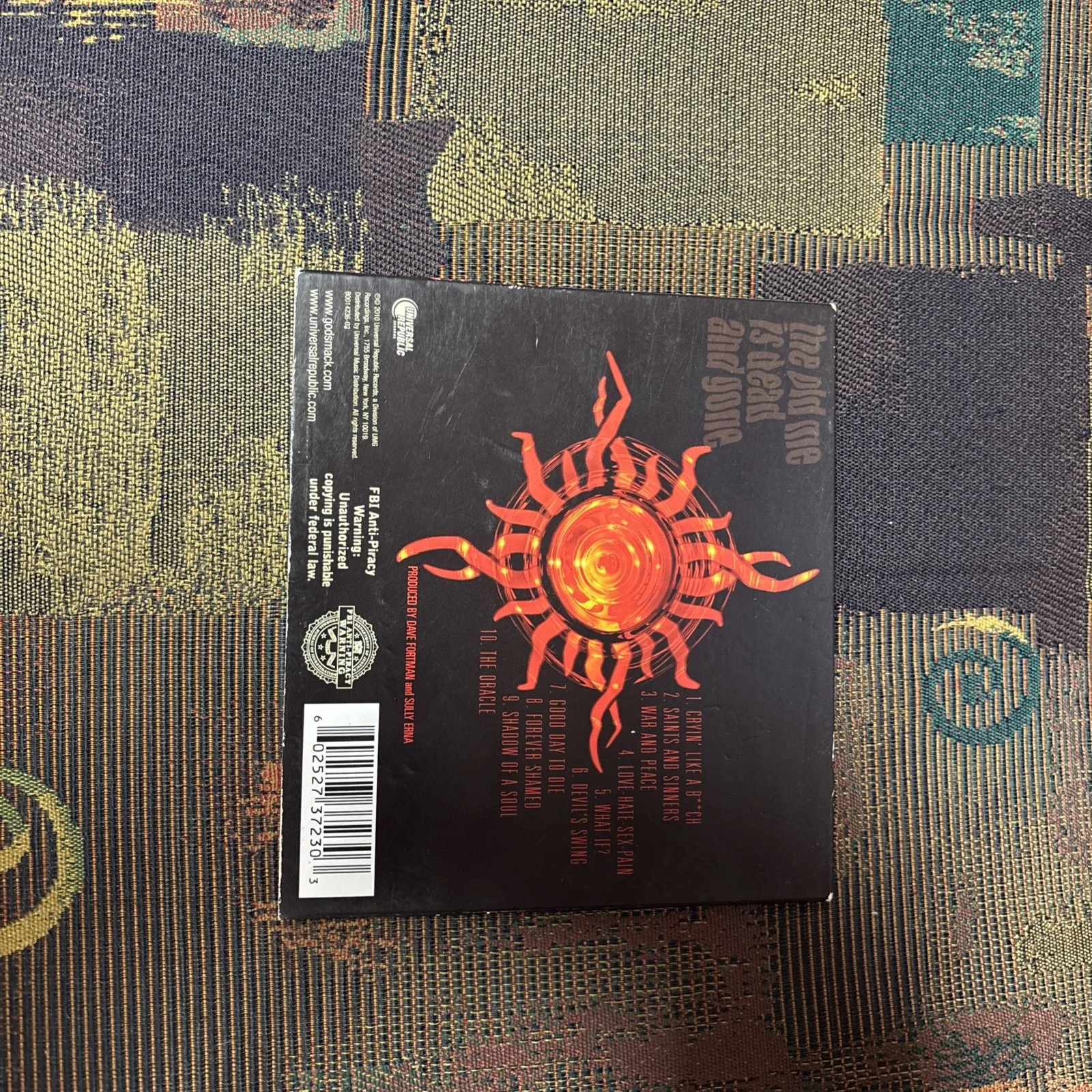 Godsmack The Oracle Autographed CD, image 4