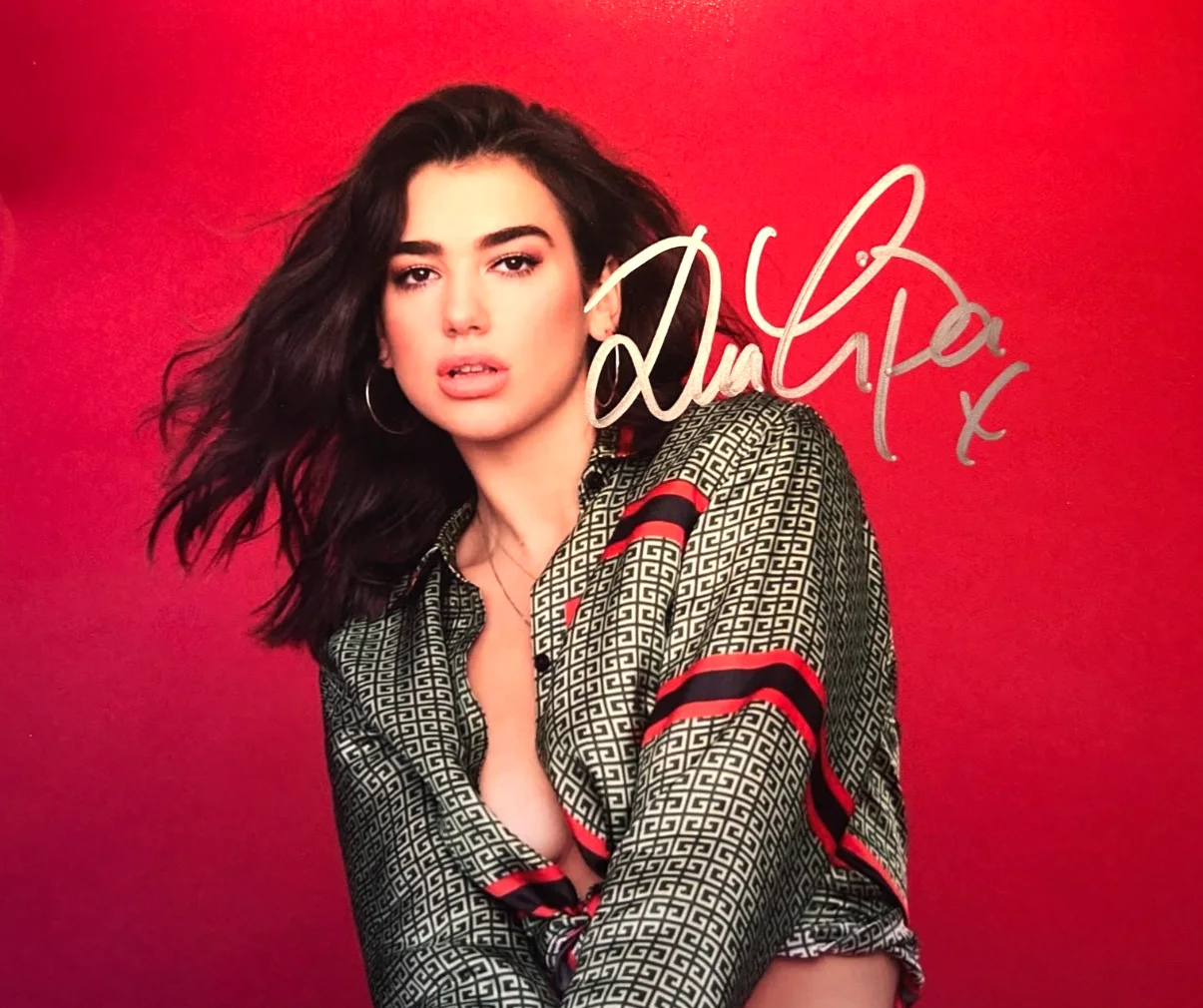 DUA LIPA Singed 8x10 inch Original Authentic Autograph GENUINE w/COA, image 3