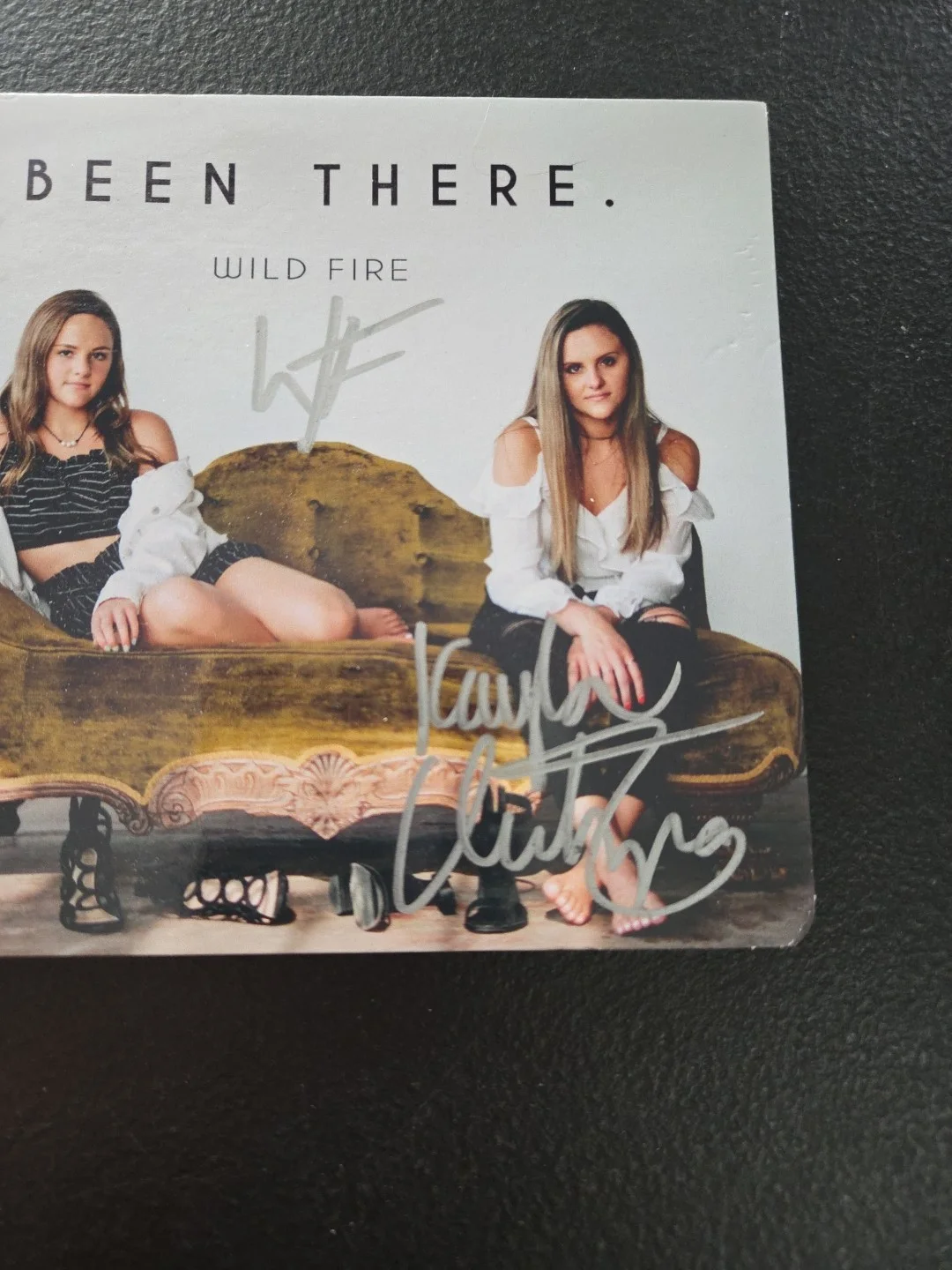 Been There Wild Fire CD Kelli & Kayla Lutzwig Signed Autographed CD Digipak 2019, image 3