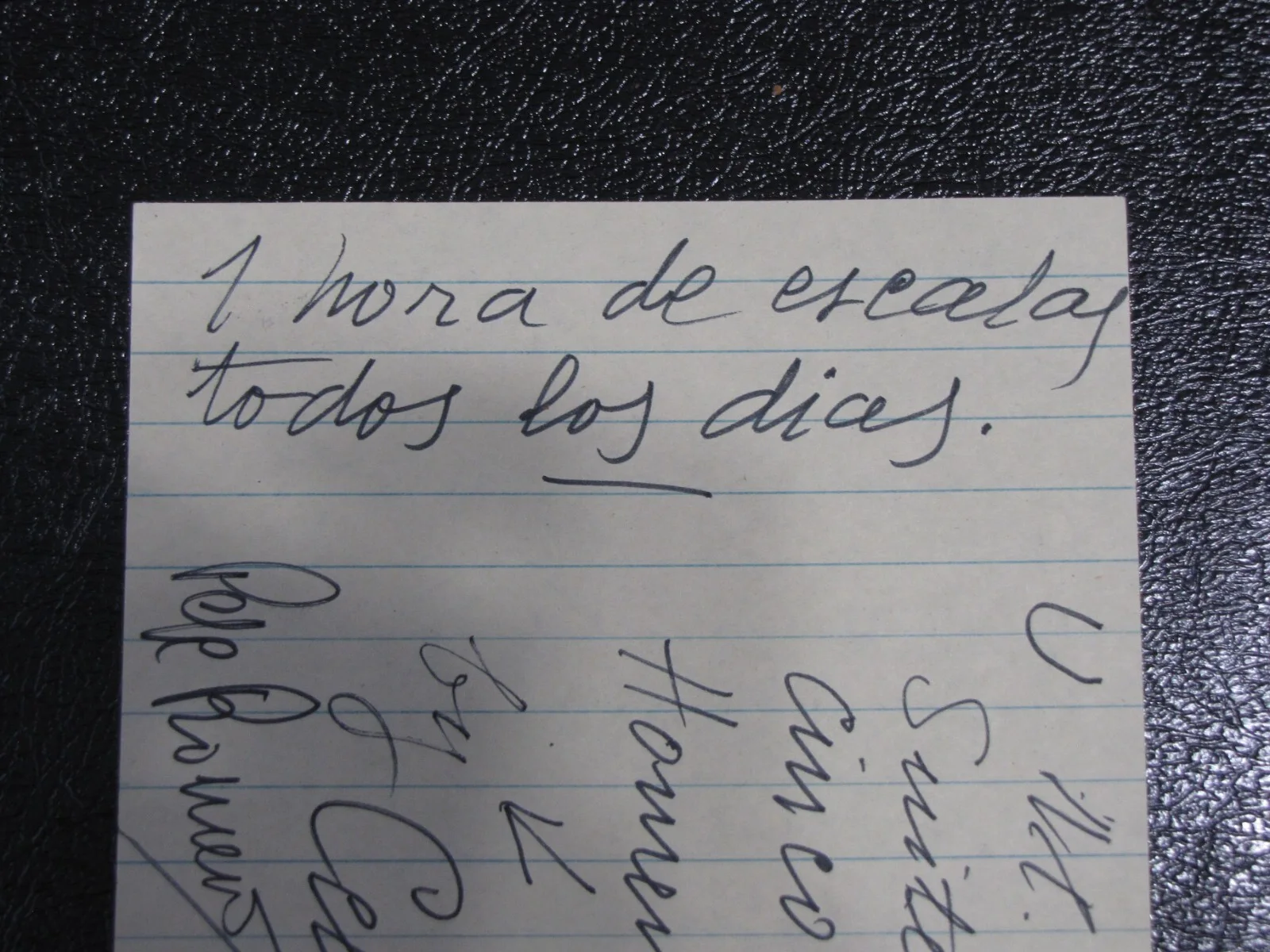 Pepe Romero (Los Romeros) Inscribed Signed Note Sheet 3/5/82 - Classical Guitar, image 2