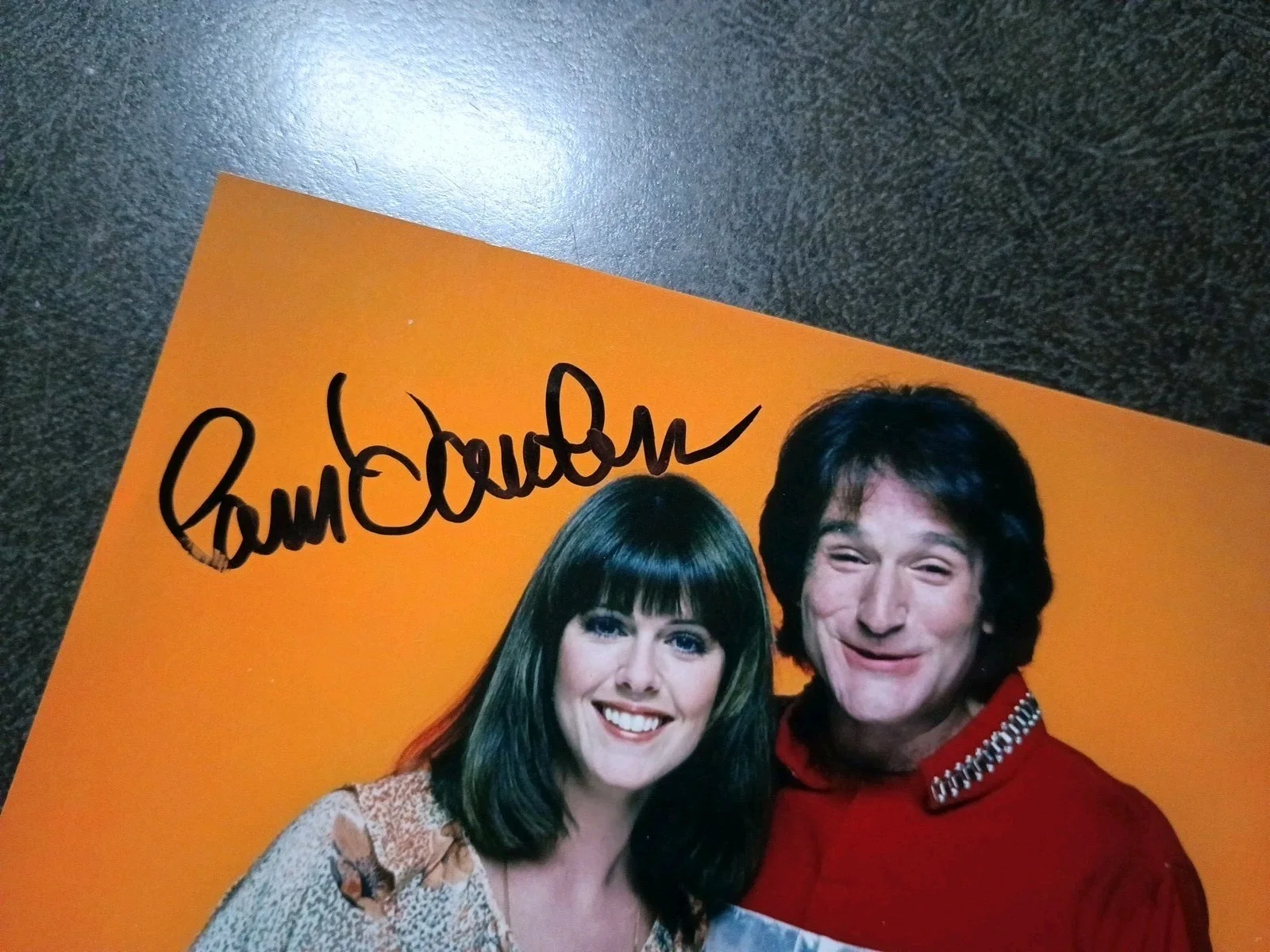 PAM DAWBER Hand Signed Autograph 4X6 Photo ROBIN WILLIAMS /ACTRESS- MORK & MINDY, изображение 2