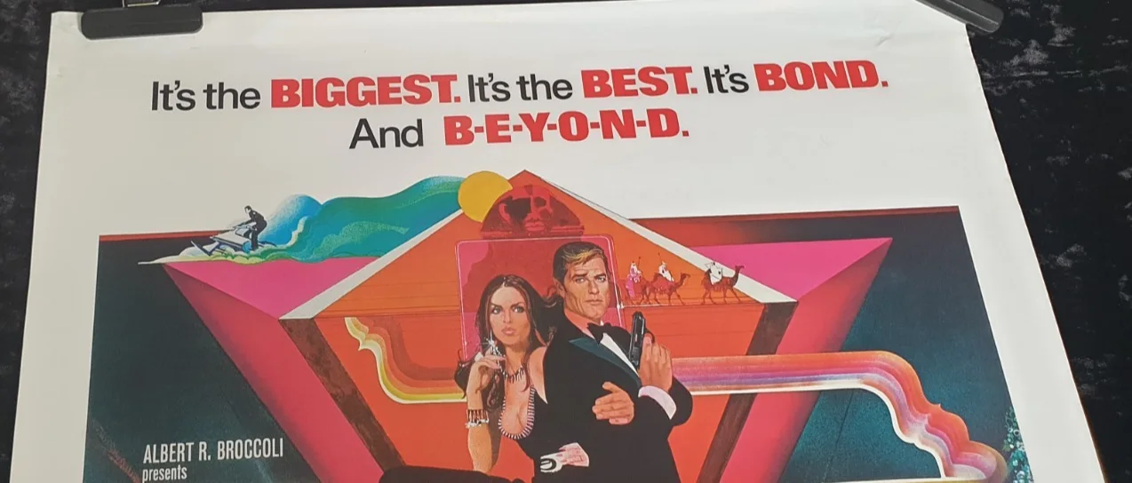 The Spy Who Loved Me James Bond UK Quad 40x30 Rolled Pyramid Reprint, изображение 2
