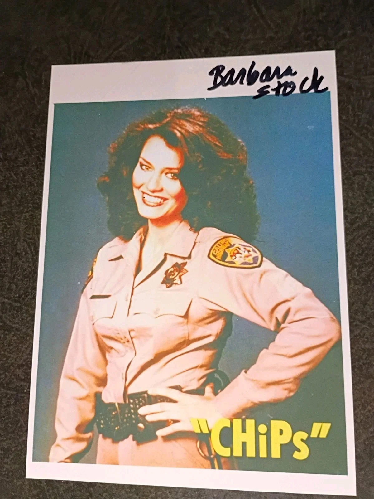 BARBARA STOCK 2 Hand Signed Autograph 4X6 PHOTO S - ACTRESS - CHIPS & SEINFELD, изображение 2