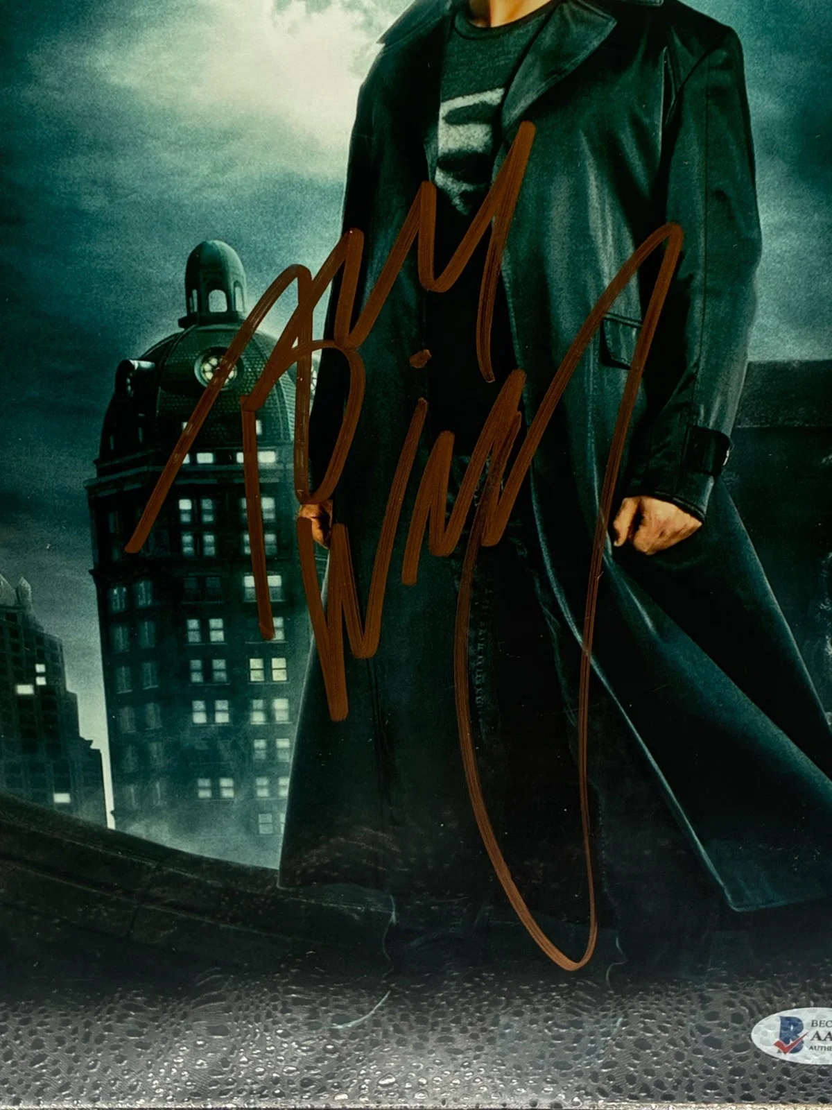 Tom Welling — Foto autógrafa firmada por Tom Welling 8x10 Beckett Bas certificado de autenticidad Superman Smallville, изображение 2