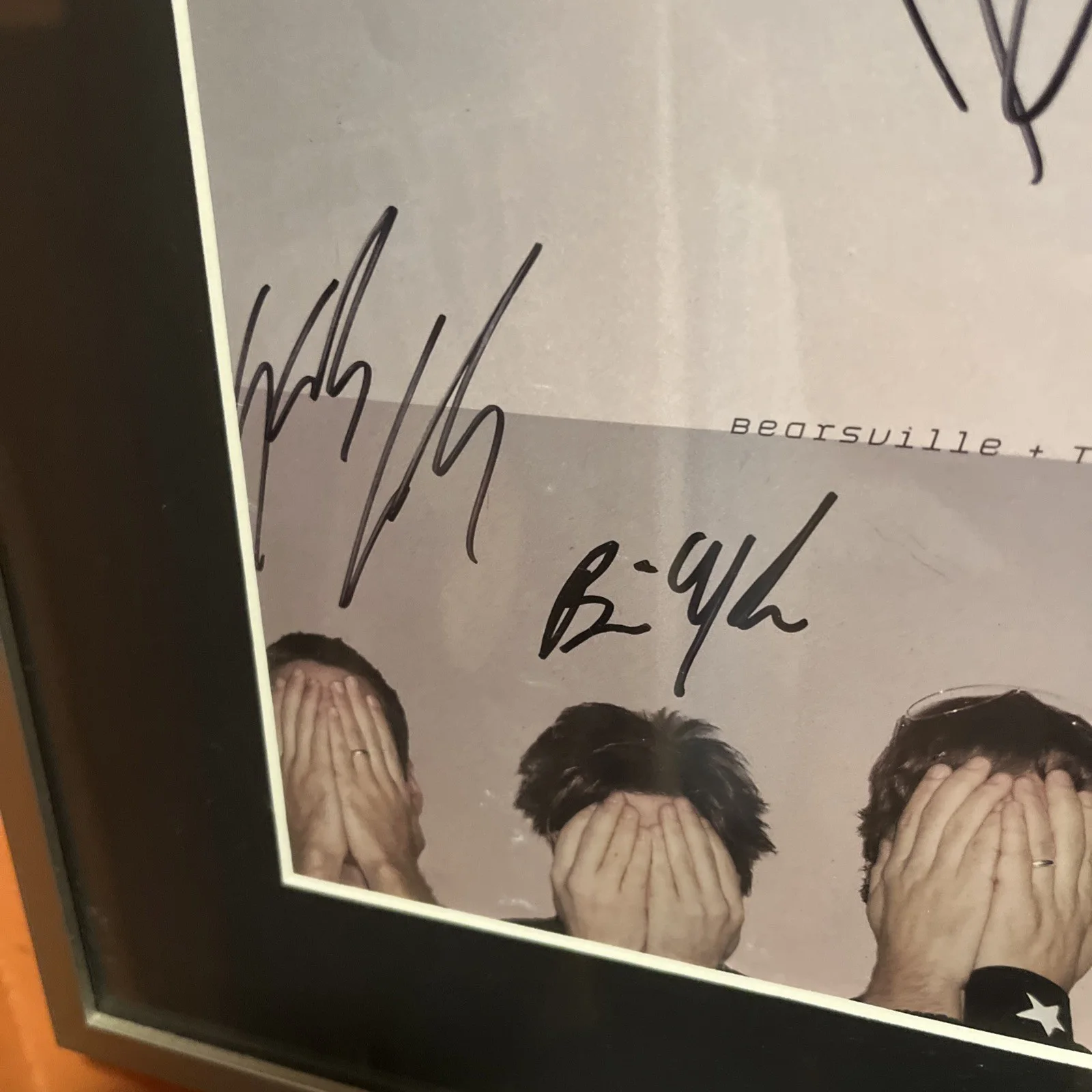 Matchbox 20(Rob Thomas) ,Hand Signed Sessions Booklet, Professionally Framed, image 2