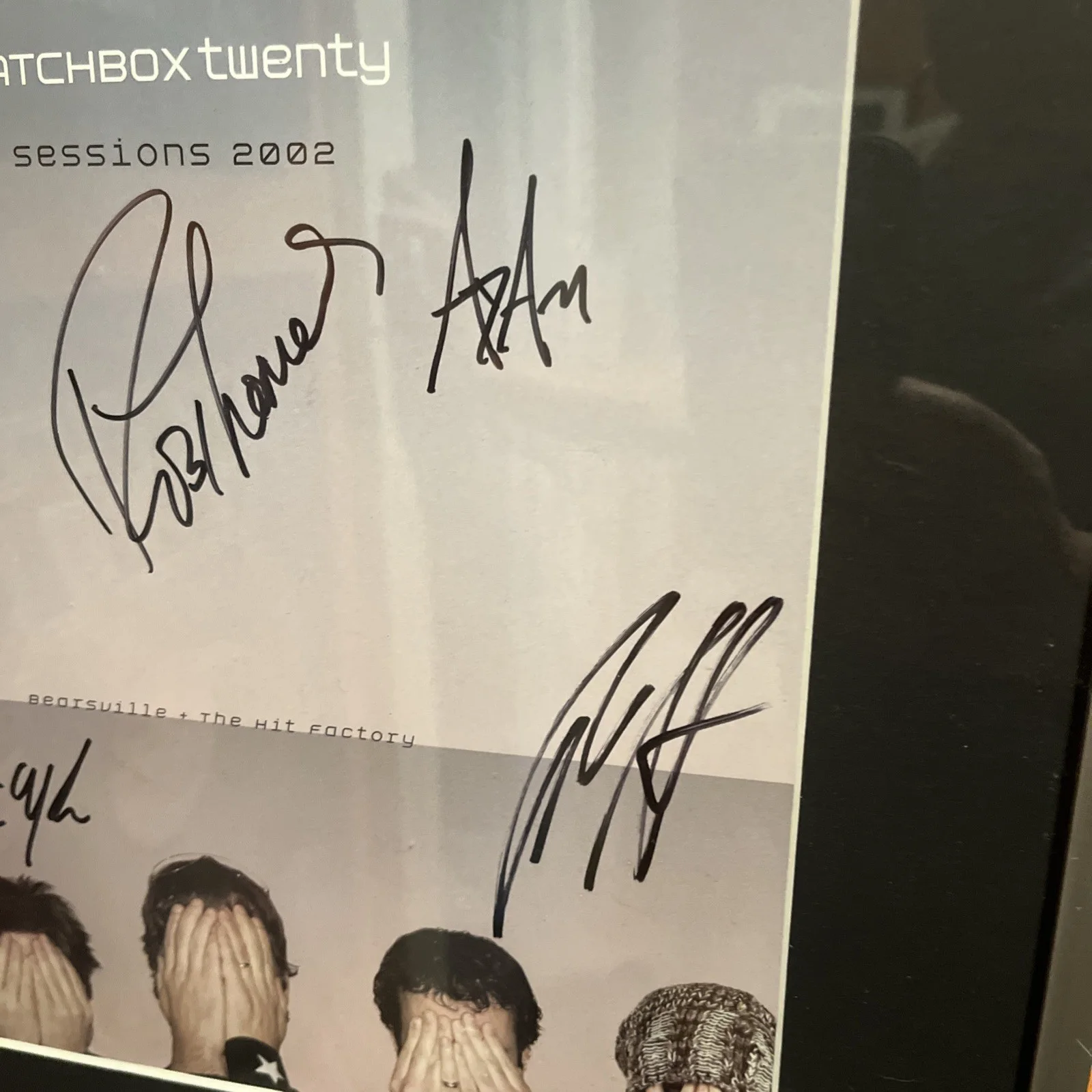 Matchbox 20(Rob Thomas) ,Hand Signed Sessions Booklet, Professionally Framed, image 4