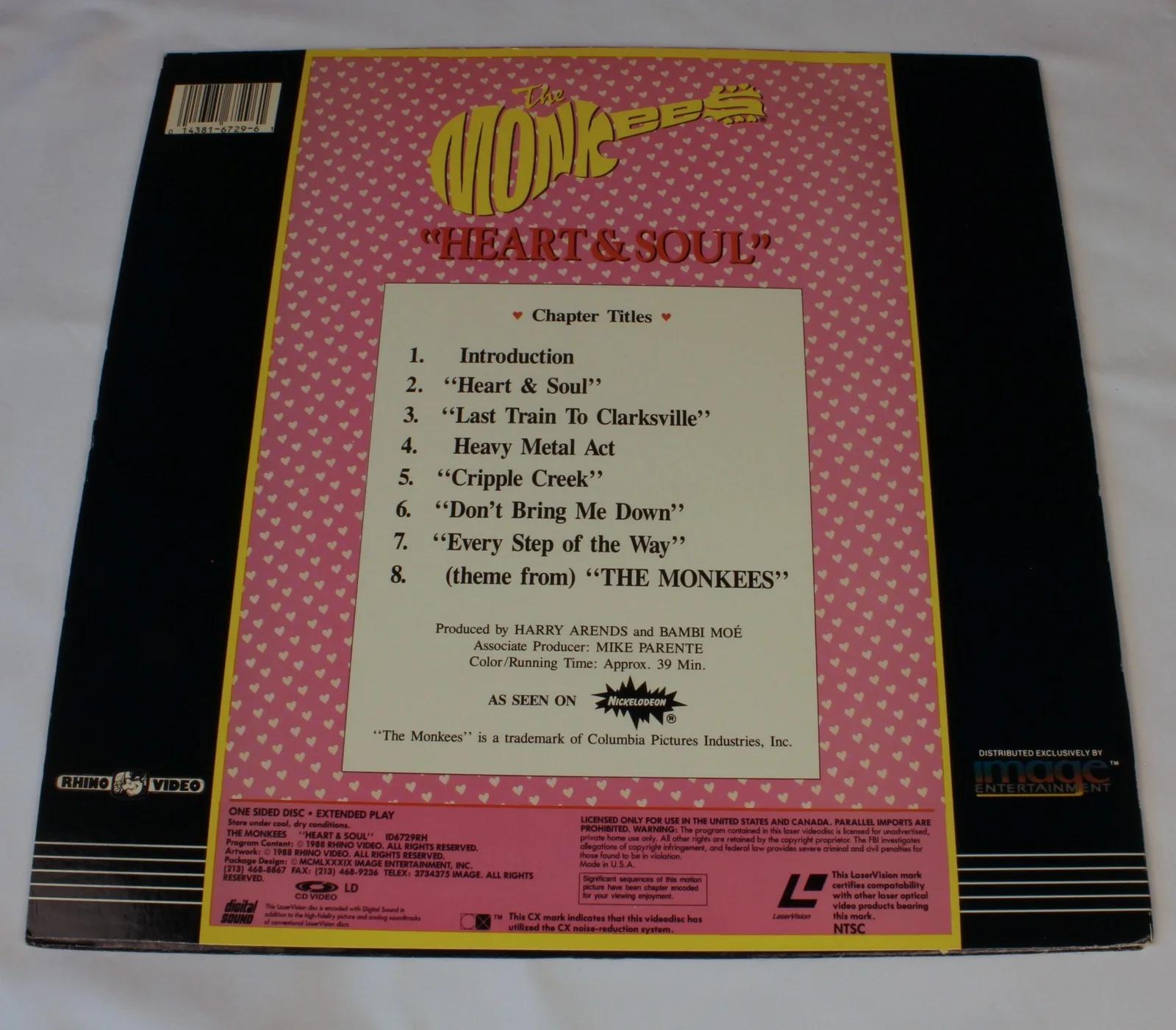 The Monkees Micky Dolenz Laserdisc TV Show Heart & Soul, изображение 2