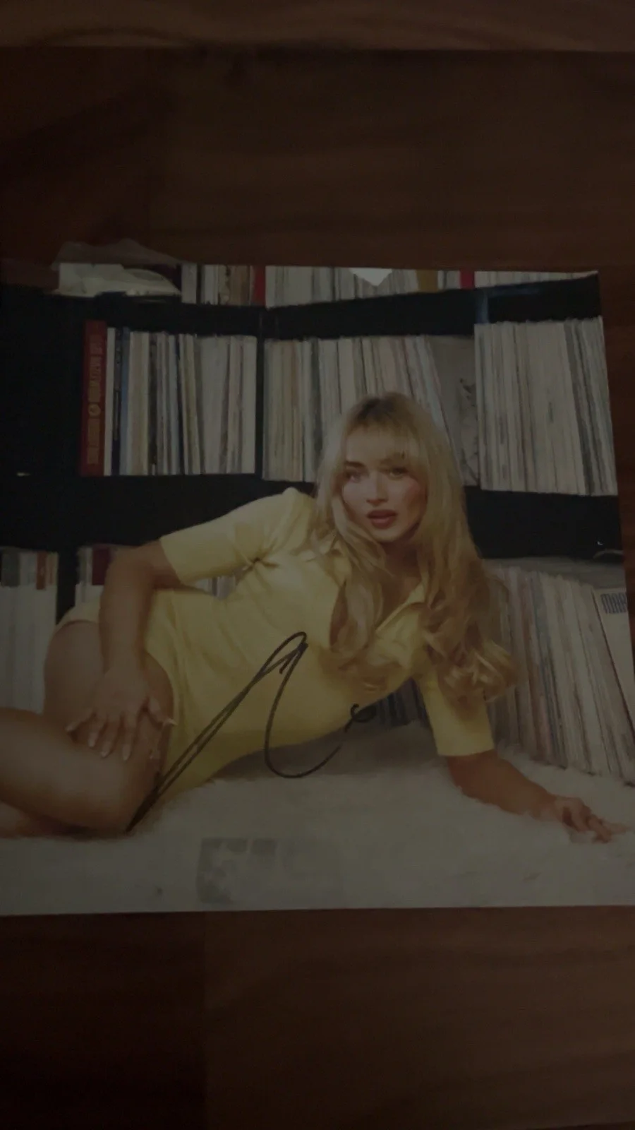 SIGNED Sabrina Carpenter Short and Sweet Vinyl 12’ record!, image 2