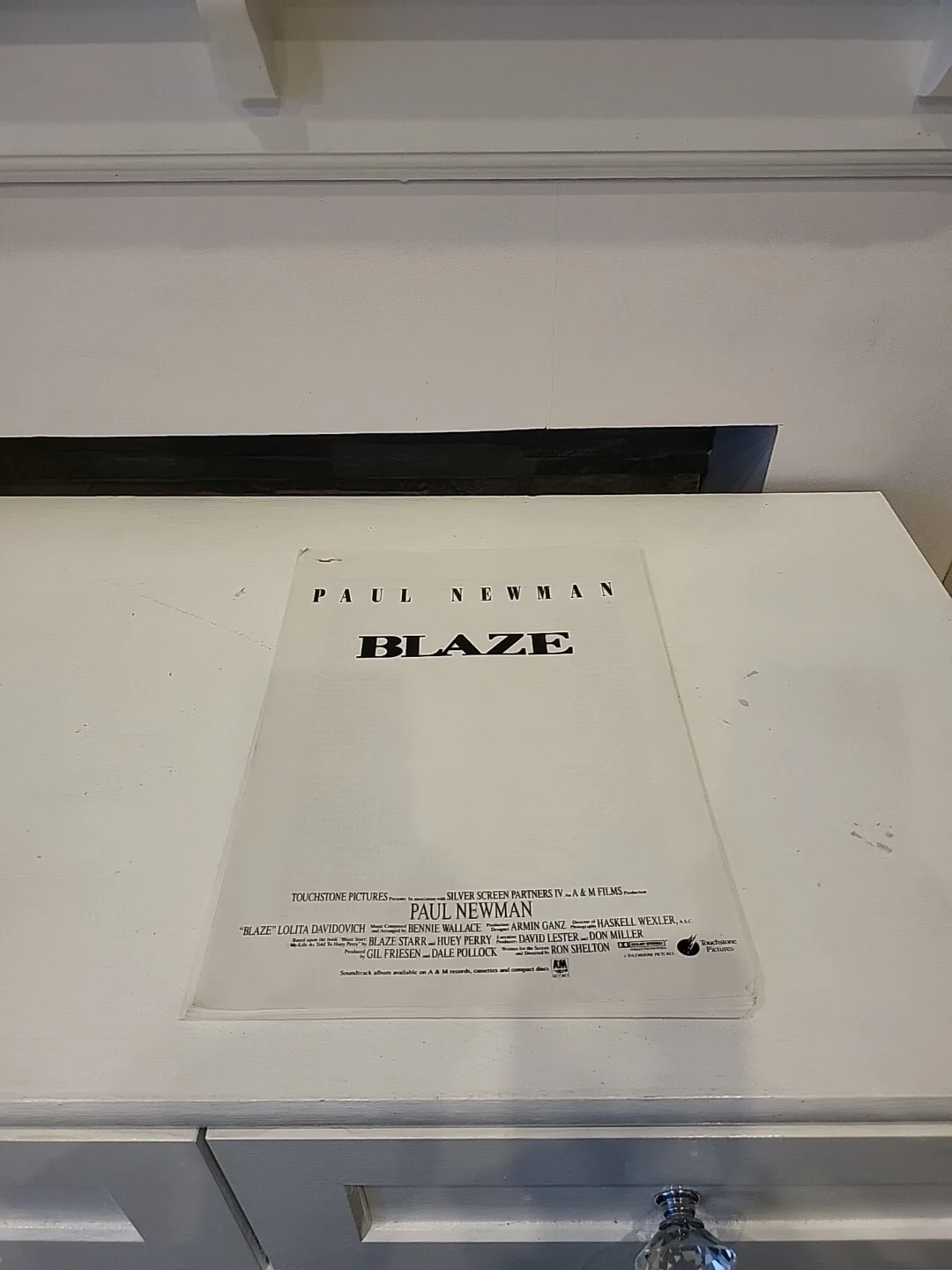 Original Blaze Movie Press Book Press Kit Paul Newman, изображение 4