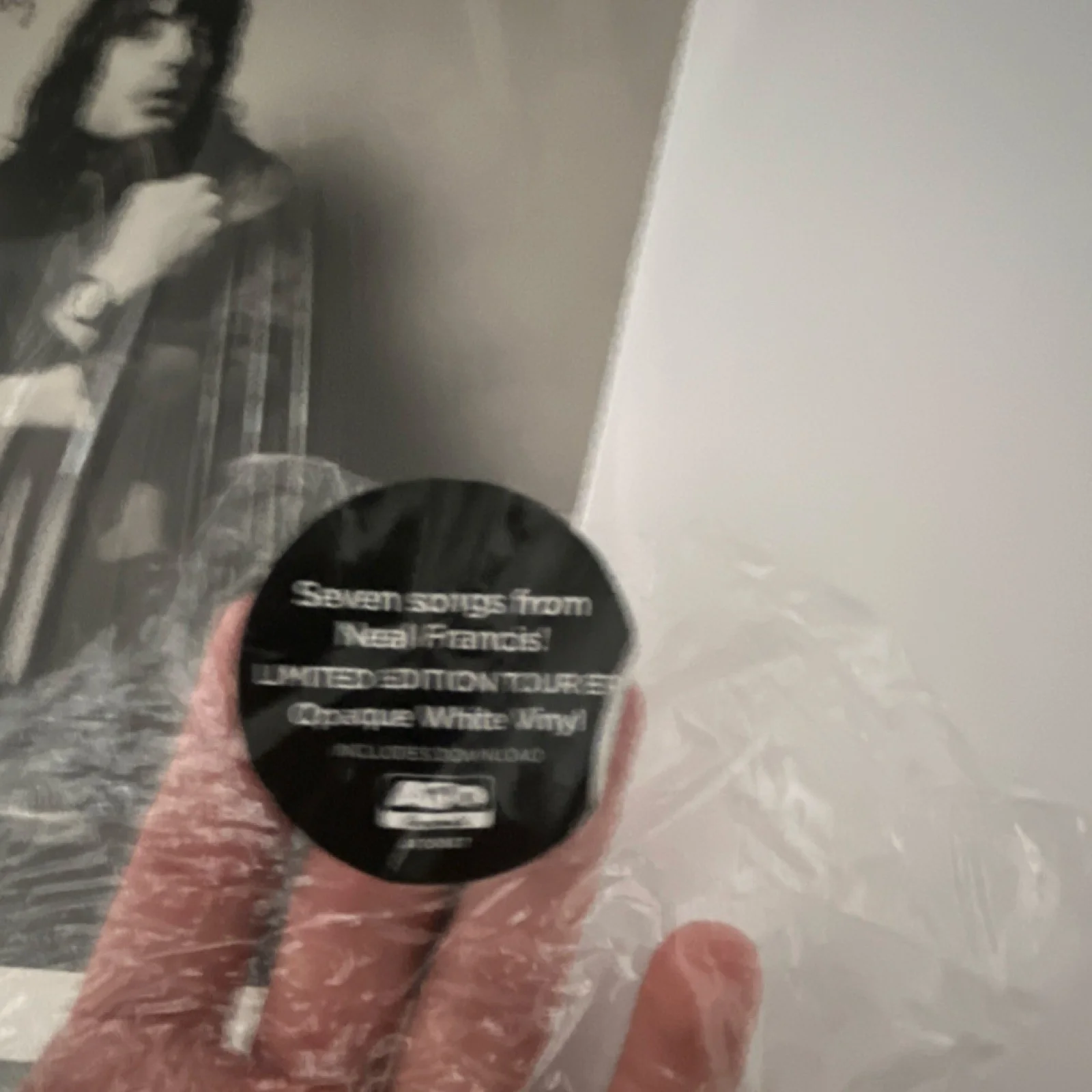 Neal Francis Sentimental Garbage Autographed Limited Opaque White Vinyl Record, image 3