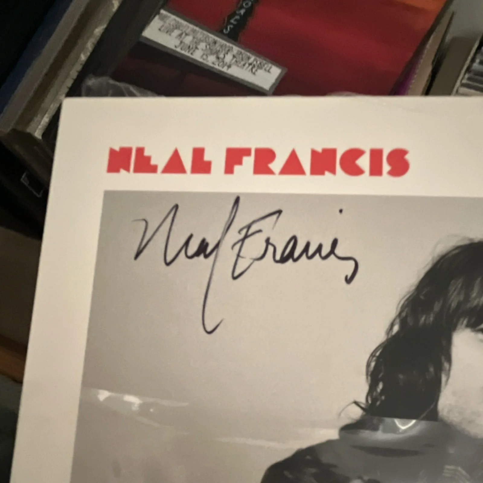 Neal Francis Sentimental Garbage Autographed Limited Opaque White Vinyl Record, image 4