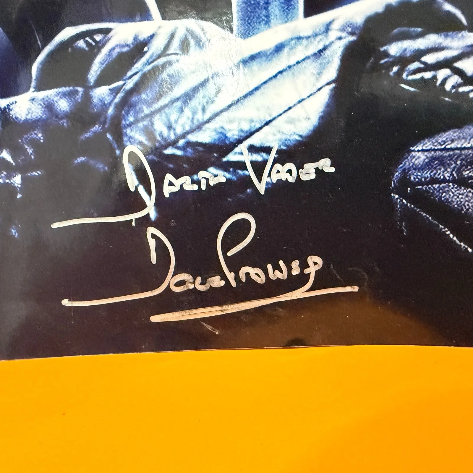Dave Prowse Darth Vader Signed Photo Personalized To Gracie Official COA 8x12, image 4