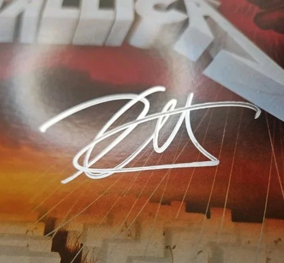 Metallica Master of Puppets Autographed Vinyl Record Authentication Pros, image 5