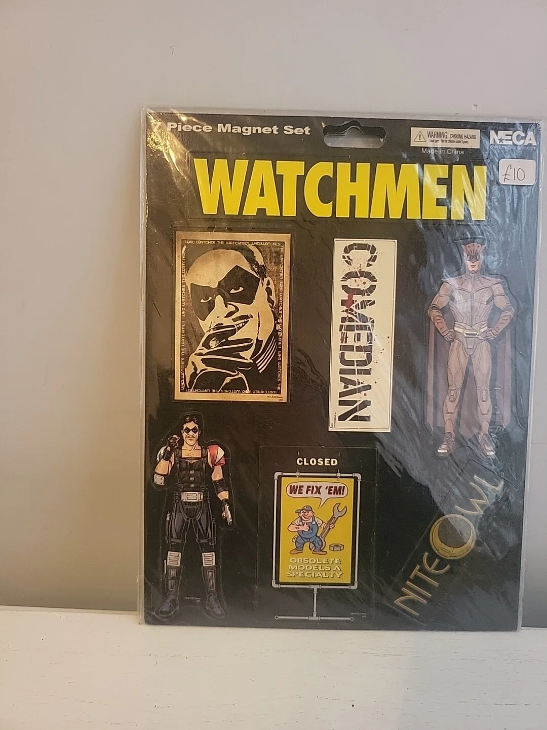 Neca 7 piece magnet set watchmen Movie Rare, изображение 3