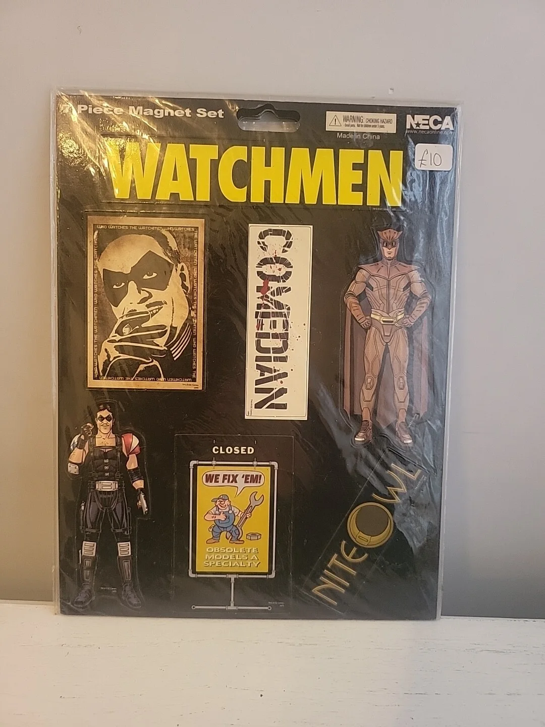 Neca 7 piece magnet set watchmen Movie Rare, изображение 4