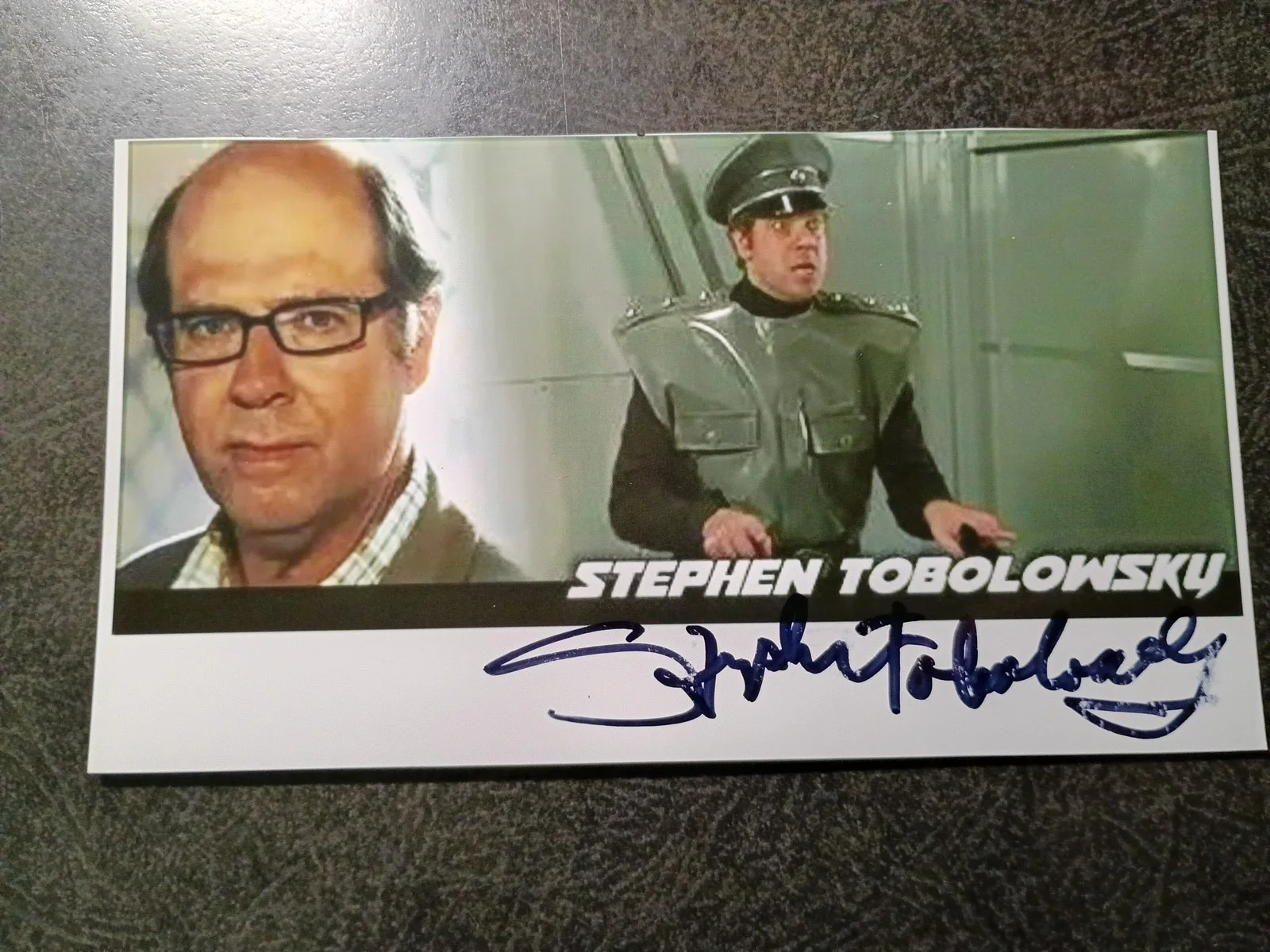 STEPHEN TOBOLOWSKY — STEPHEN TOBOLOWSKY 2 Hand Signed Autograph Photo S -GROUNDHOG DAY & SPACEBALLS, изображение 3