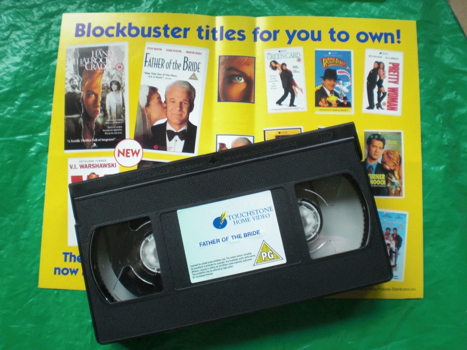 FATHER OF THE BRIDE VIDEO SLEEVE + INCLUDES BOX + TAPE (LIKE NEW) 12676, image 2